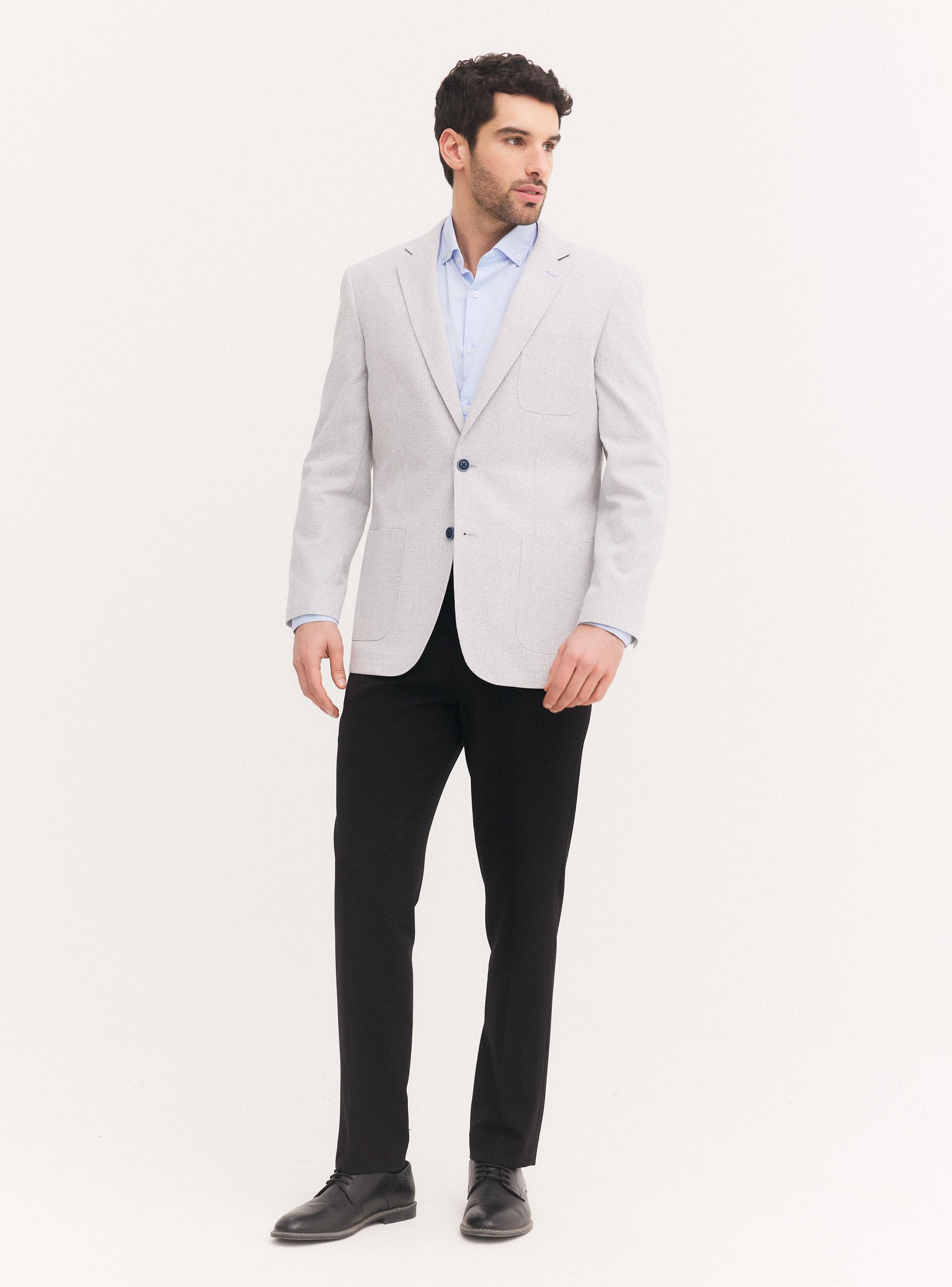Vestón Recto Regular Fit Pie de Poll-4