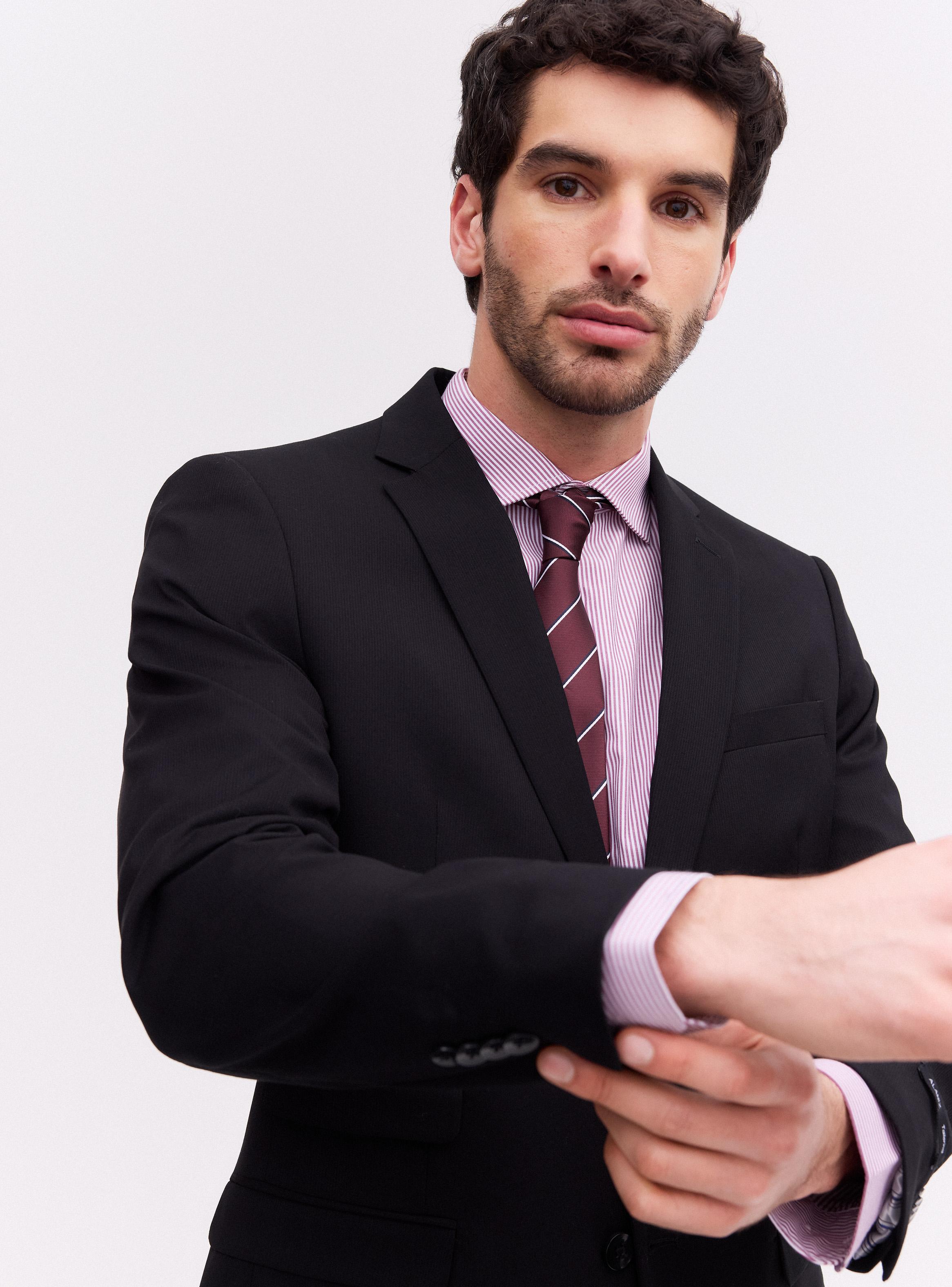 Traje Recto Textura Acanalada Slim Fit-2