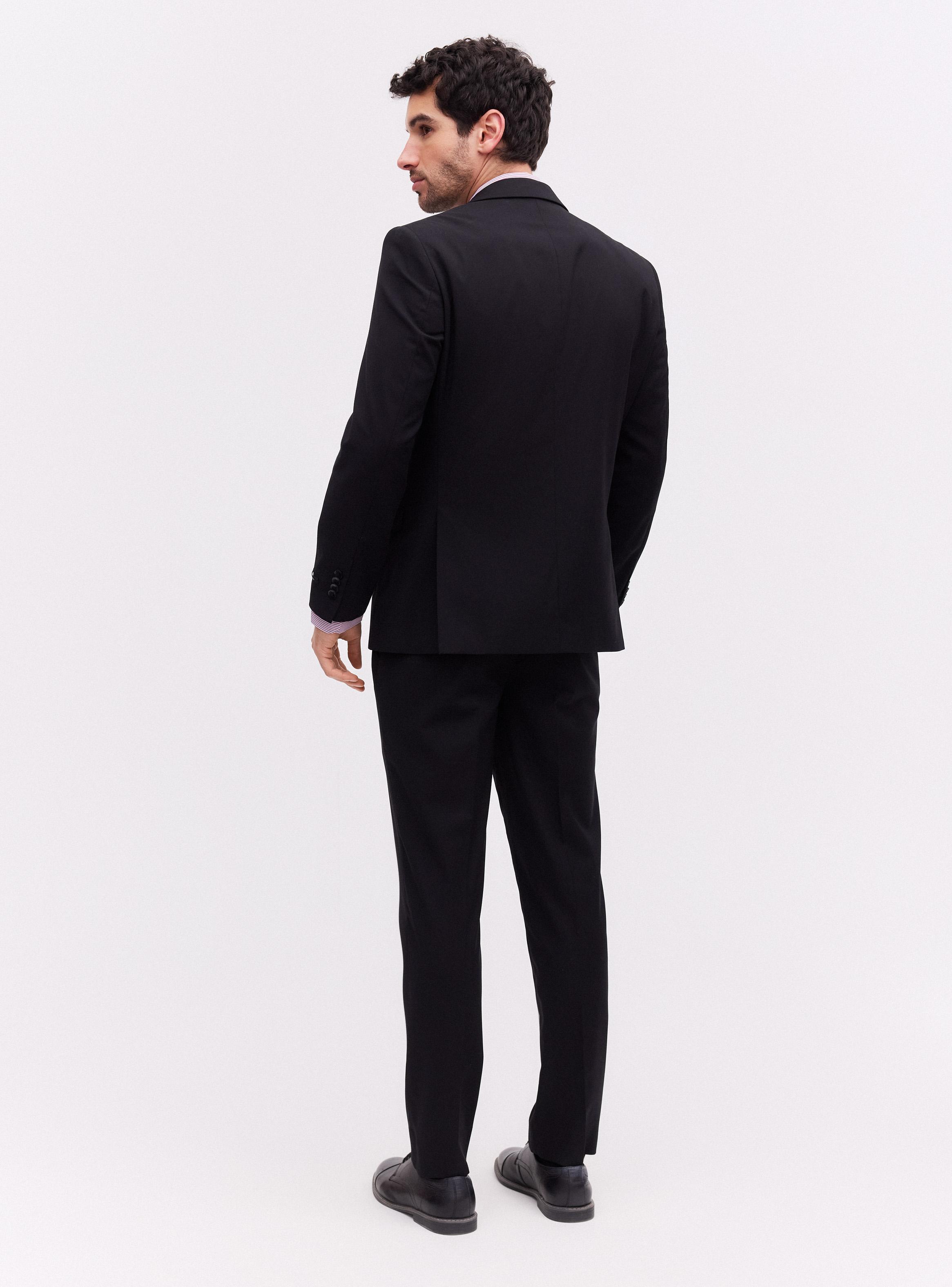 Traje Recto Textura Acanalada Slim Fit-5