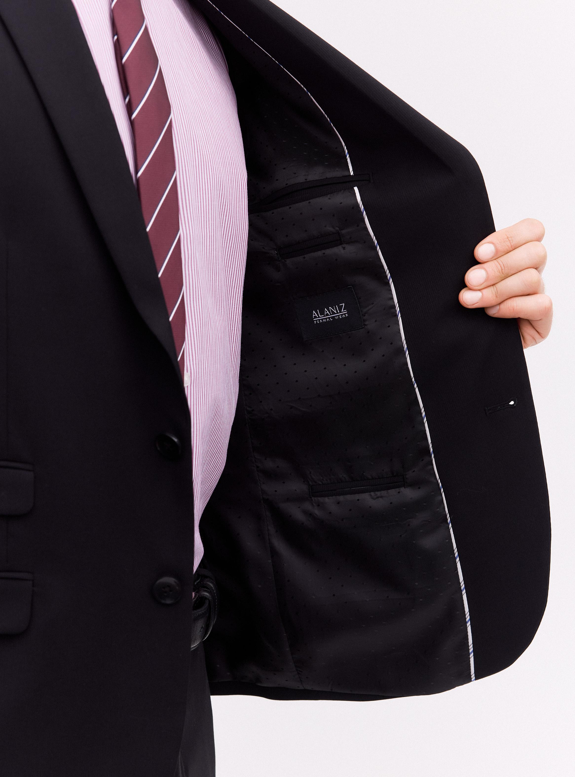 Traje Recto Textura Acanalada Slim Fit-3