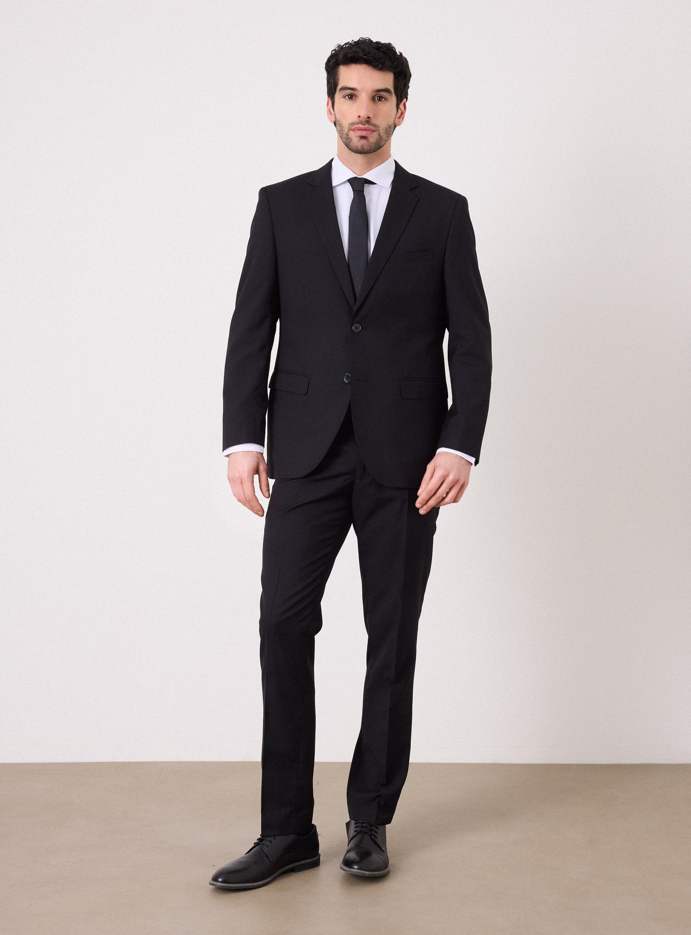 Traje Recto Liso Slim Fit-4