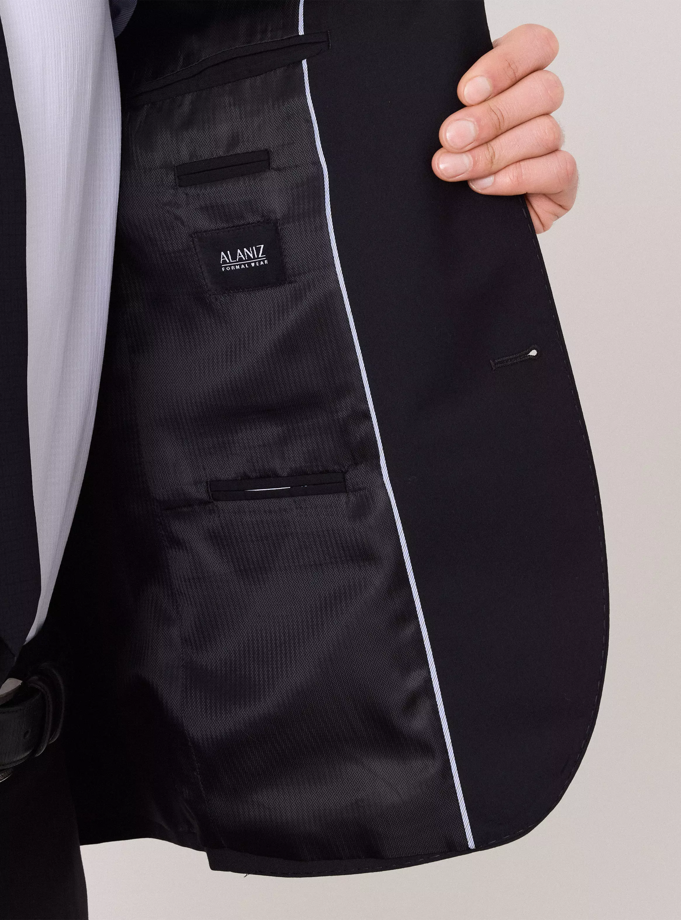 Traje Recto Liso Slim Fit-3