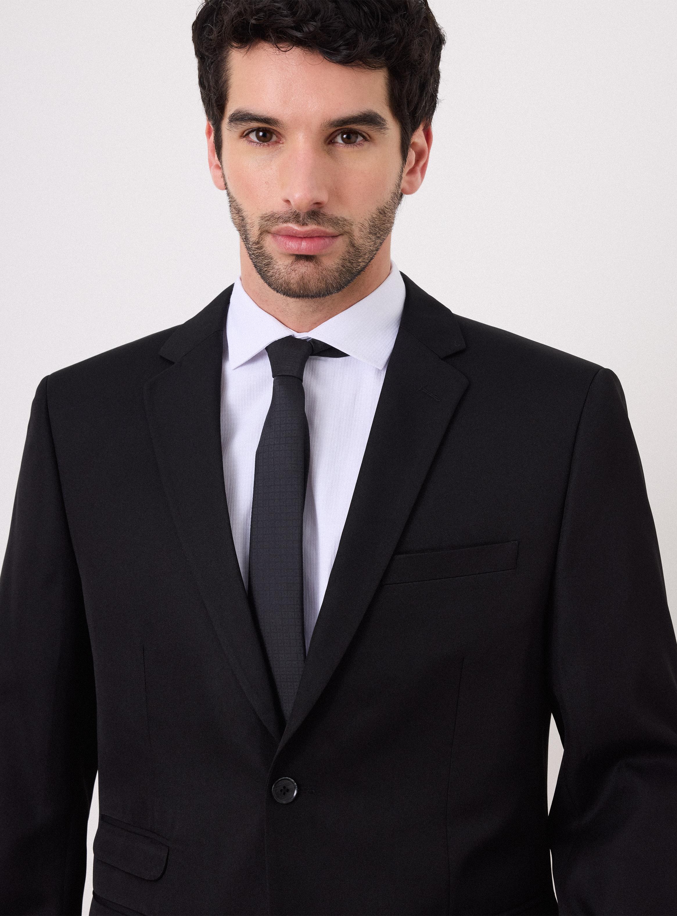 Traje Recto Slim Fit Bolsillo en Pecho-2