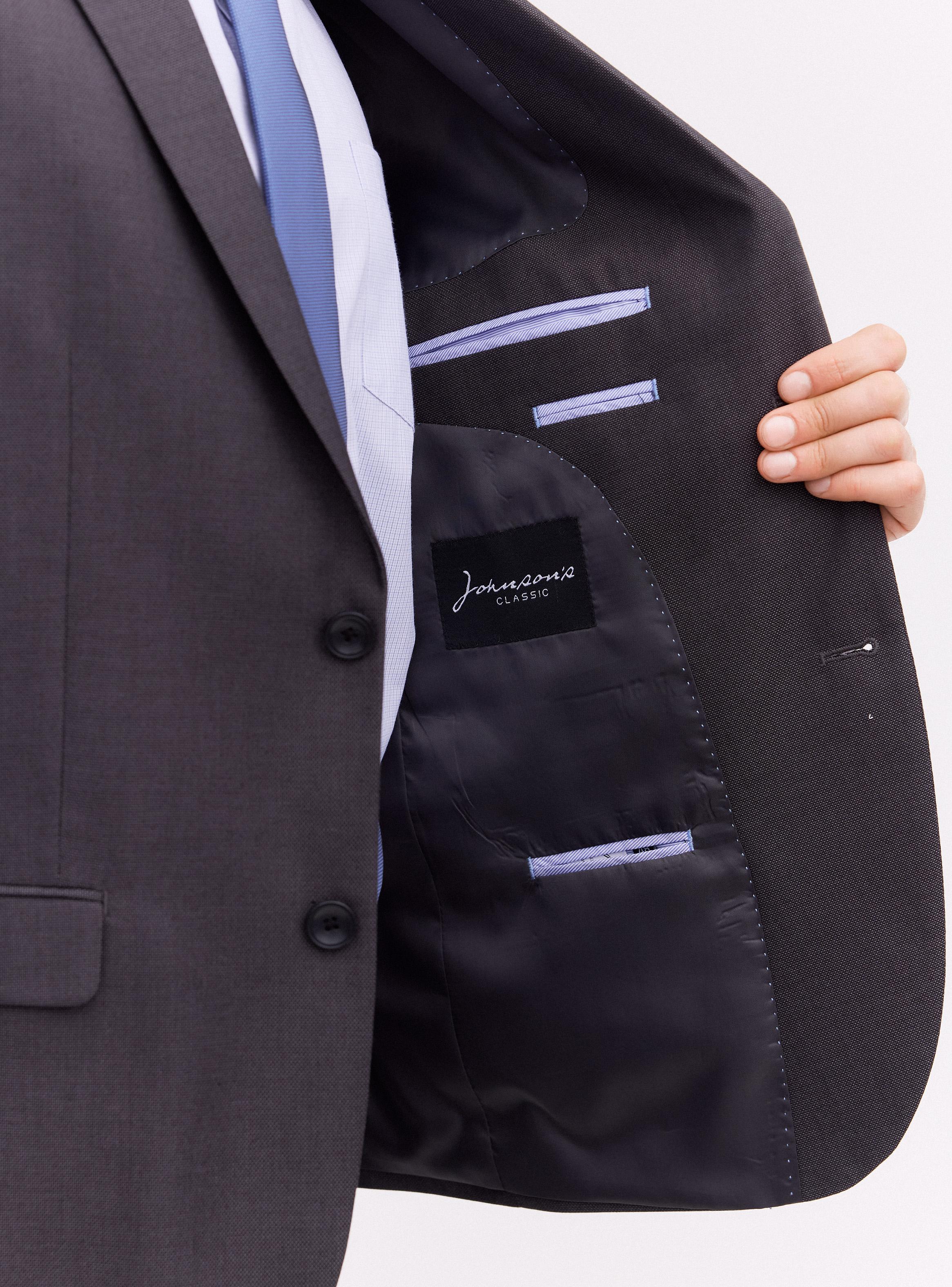 Traje Recto Regular Fit Diseño Ojo de Perdiz-3