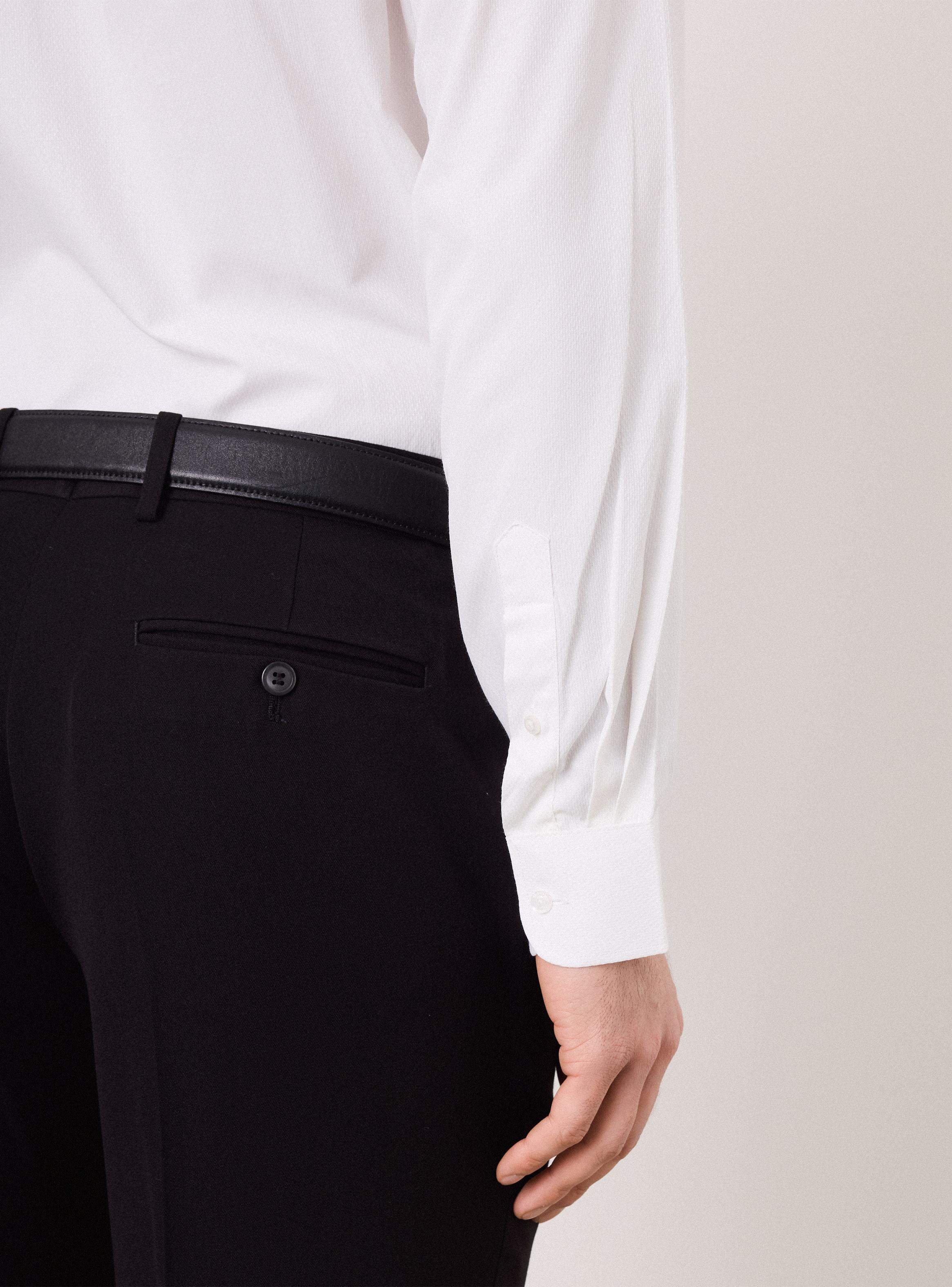Camisa de Vestir Slim Fit Fantasías y Texturas-3