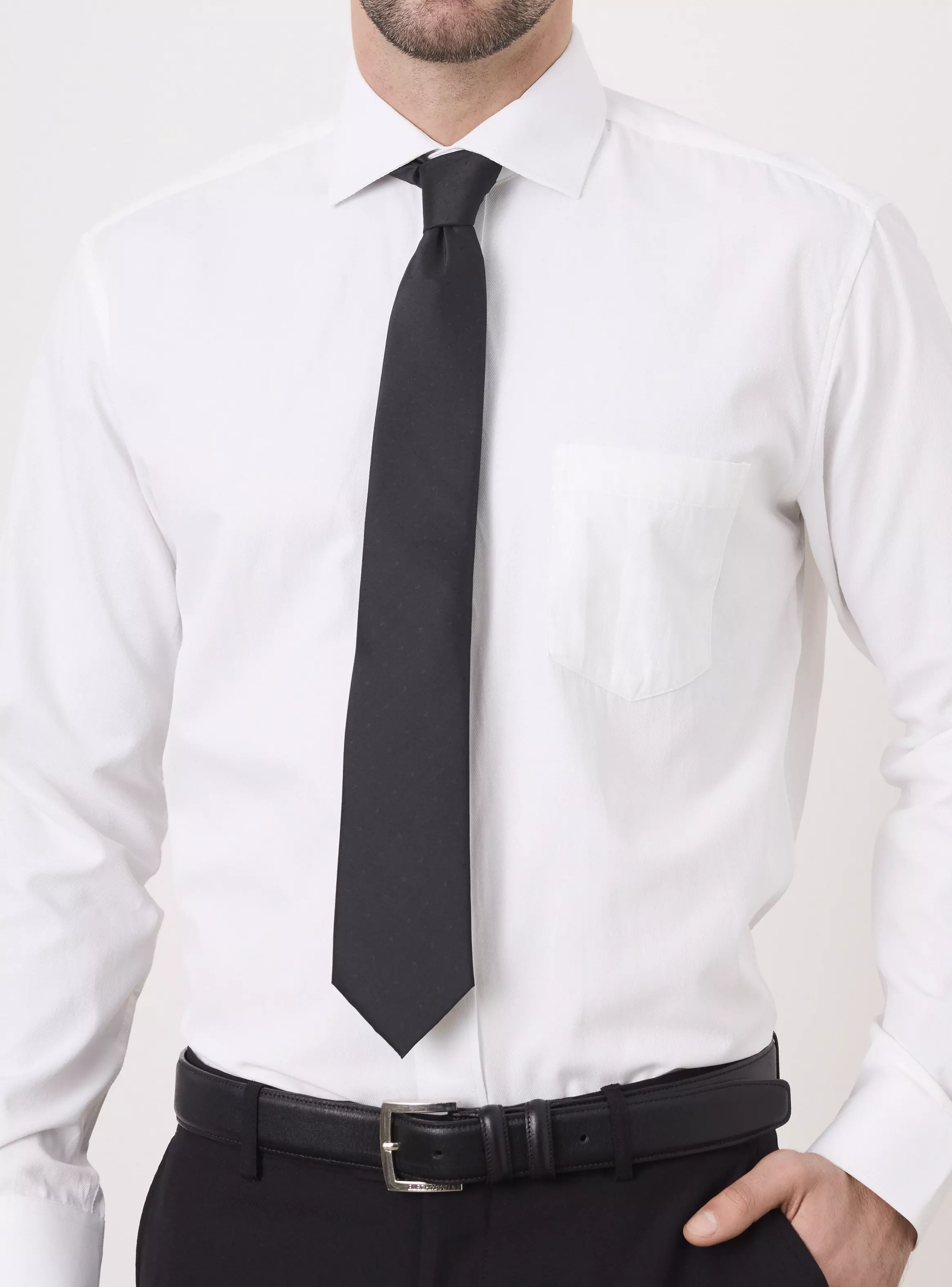 Camisa de Vestir Texturas y Fantasías Semi Slim-3
