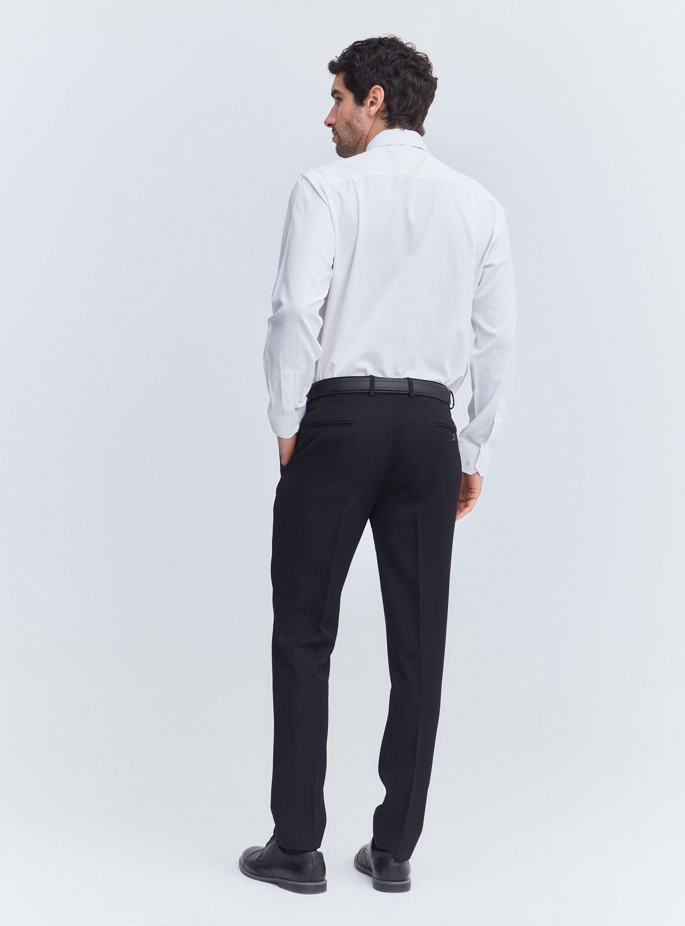 Camisa de Vestir Semi Slim Texturas Y Fsias-5