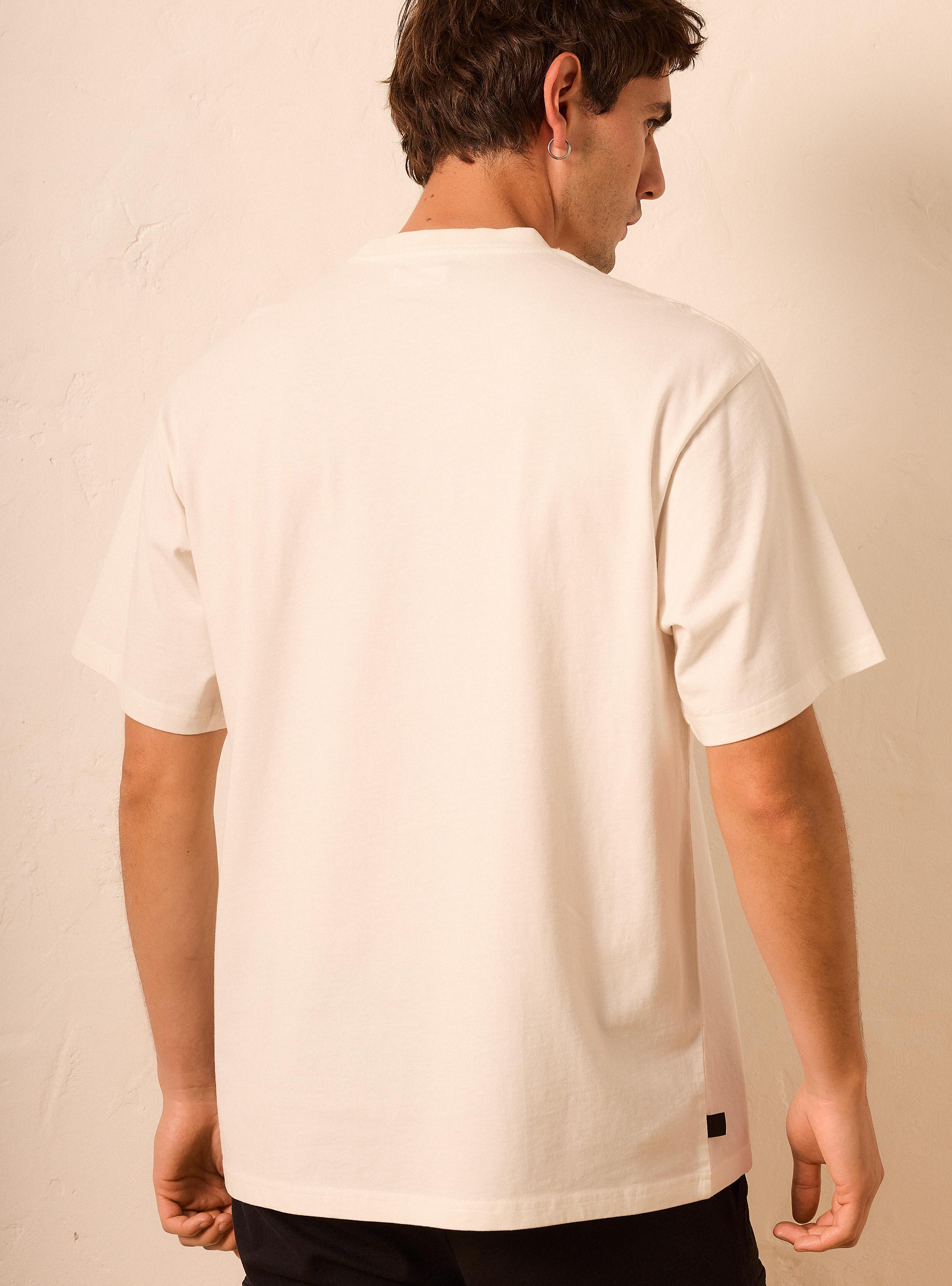 Polera Corte Delantero con Estampado-3