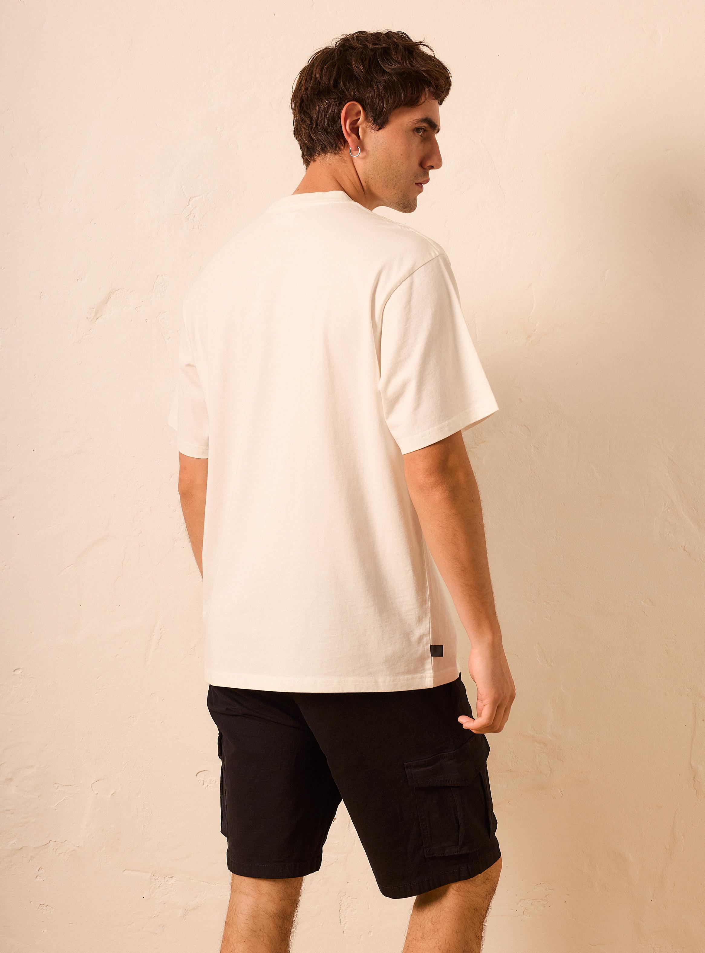 Polera Corte Delantero con Estampado-1