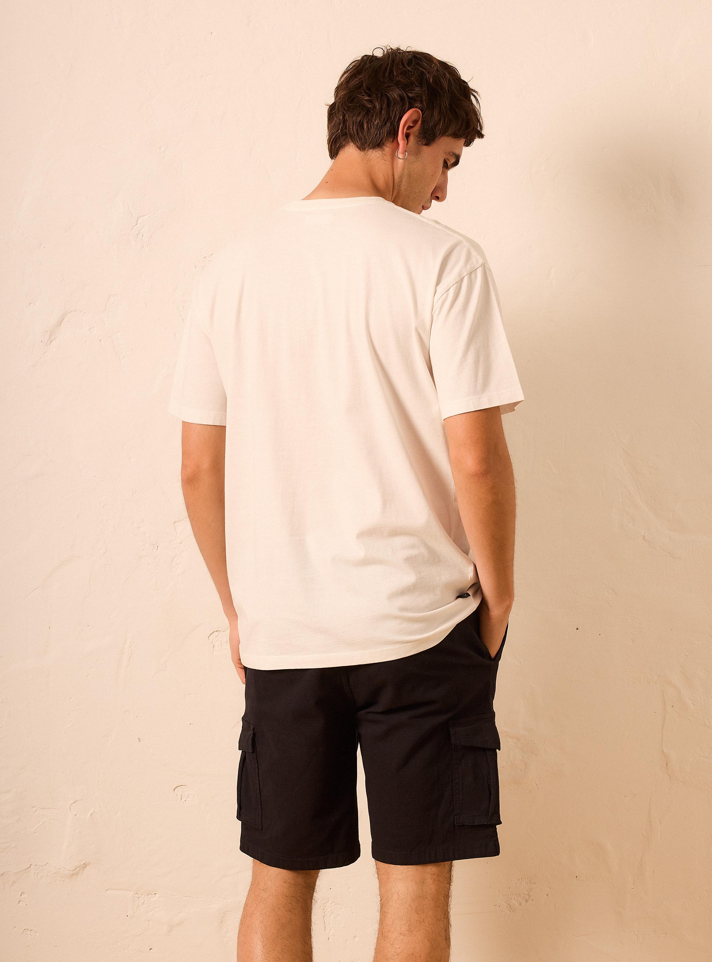 Polera Parche Bordado Manga Corta-1