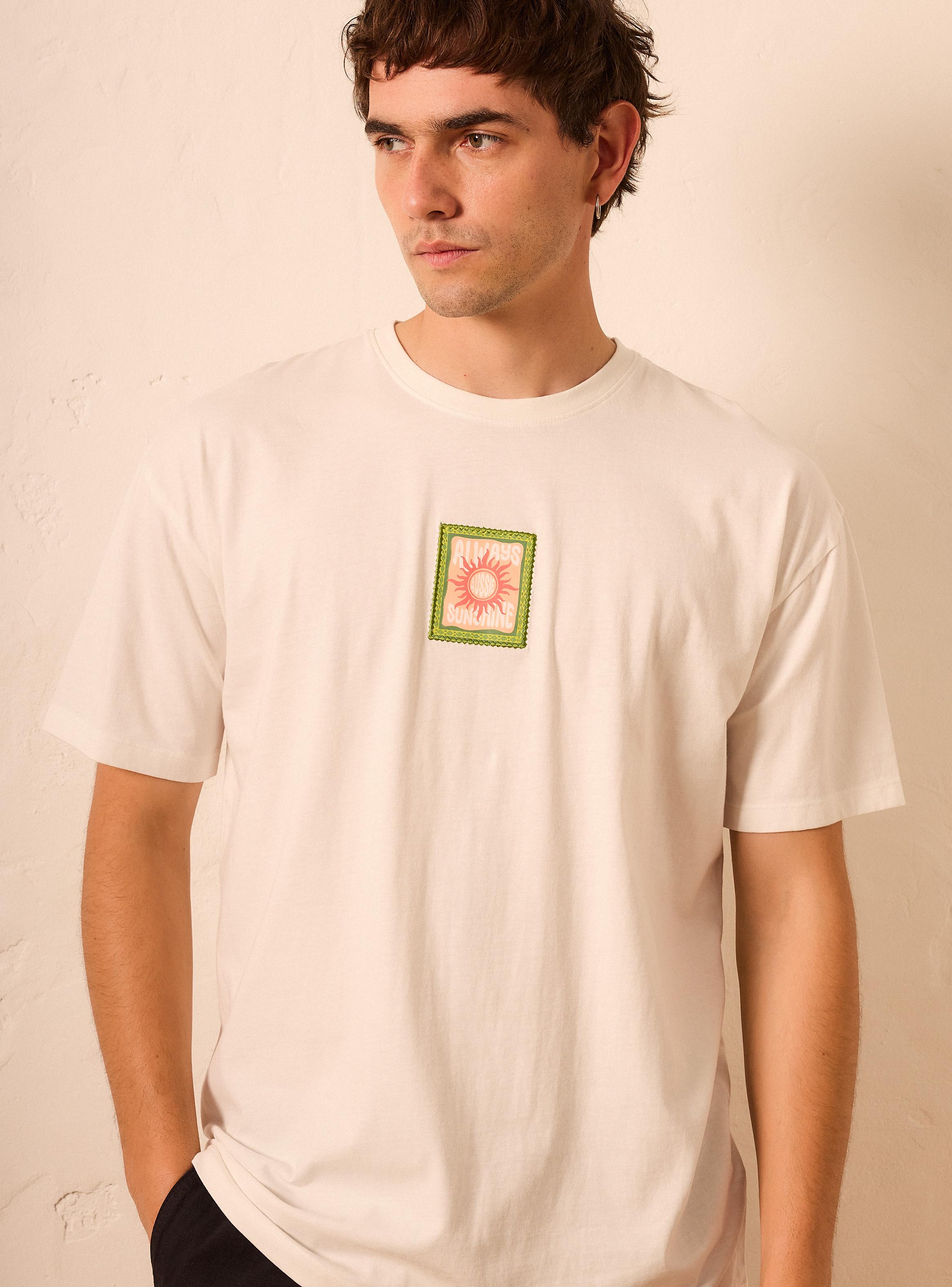 Polera Parche Bordado Manga Corta-2