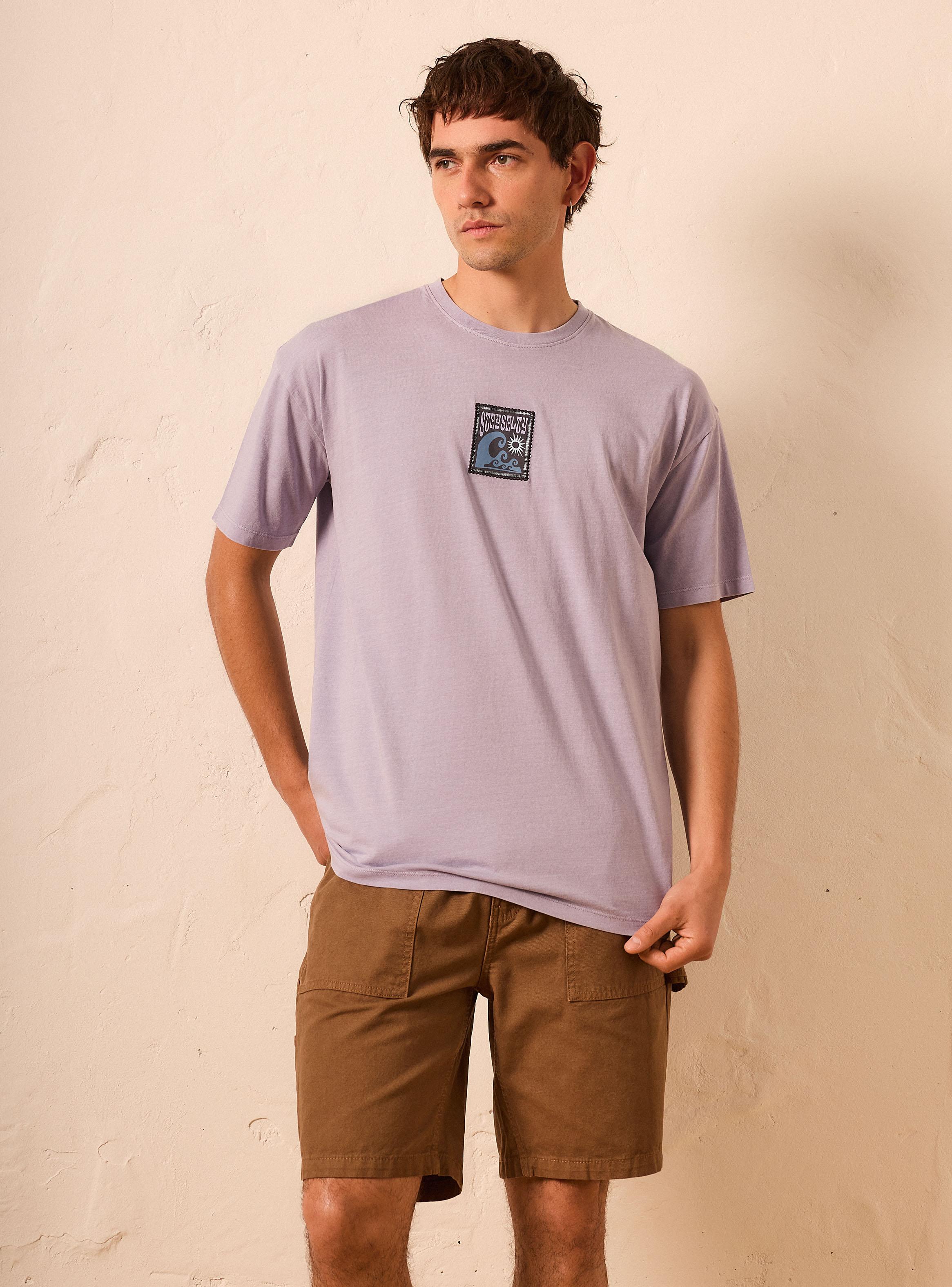 Polera Parche Bordado Manga Corta-0