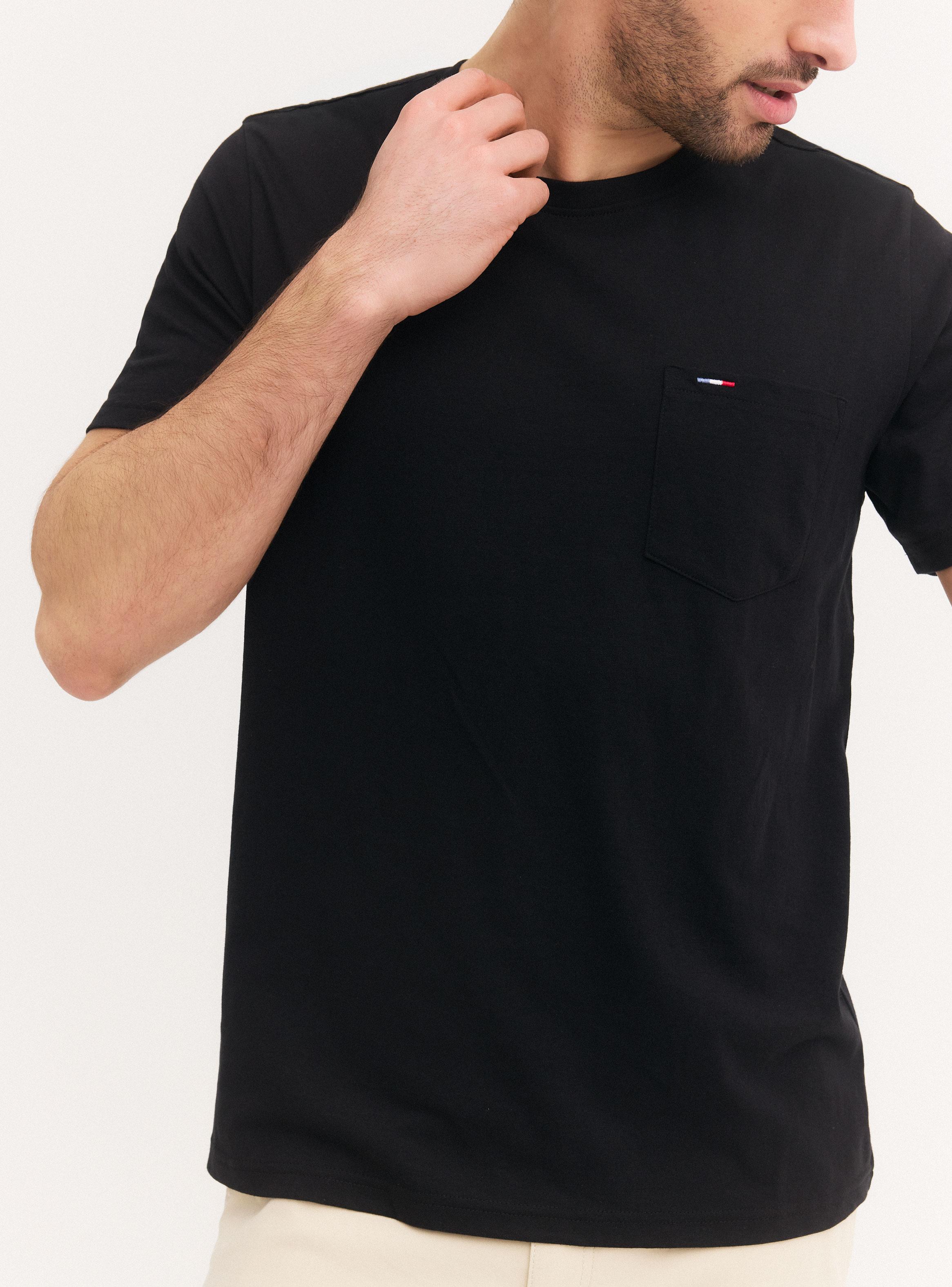 Polera Manga Corta Algodón Logo Bordado-3
