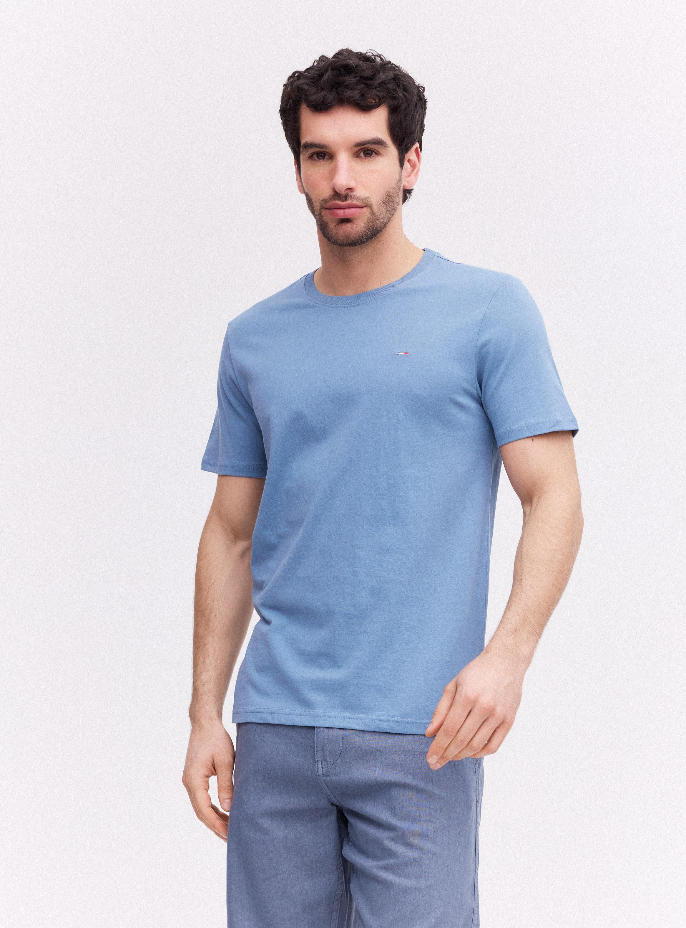 Polera Manga Corta Sólida-0