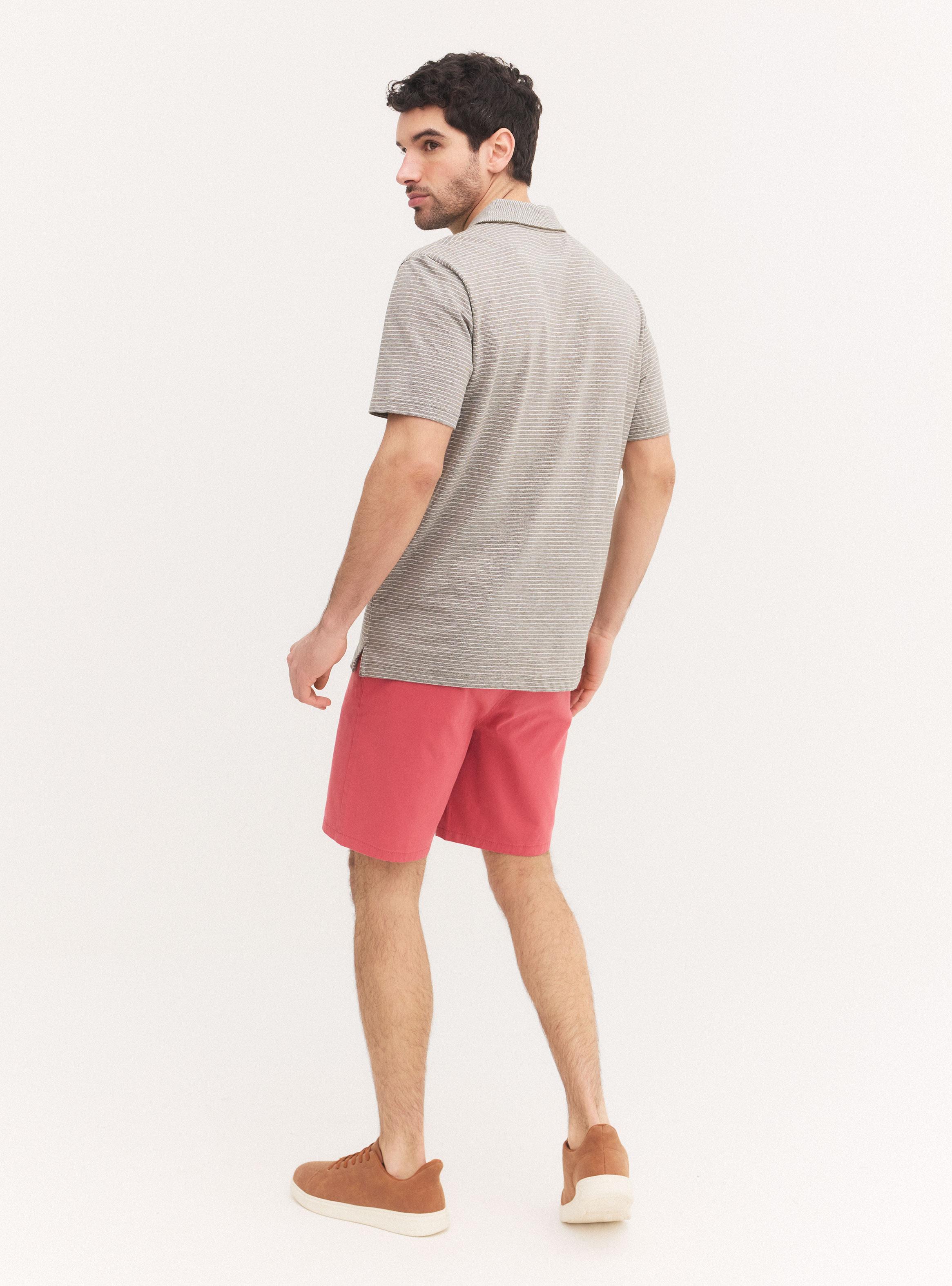 Polera Manga Corta Polo Rayas-5