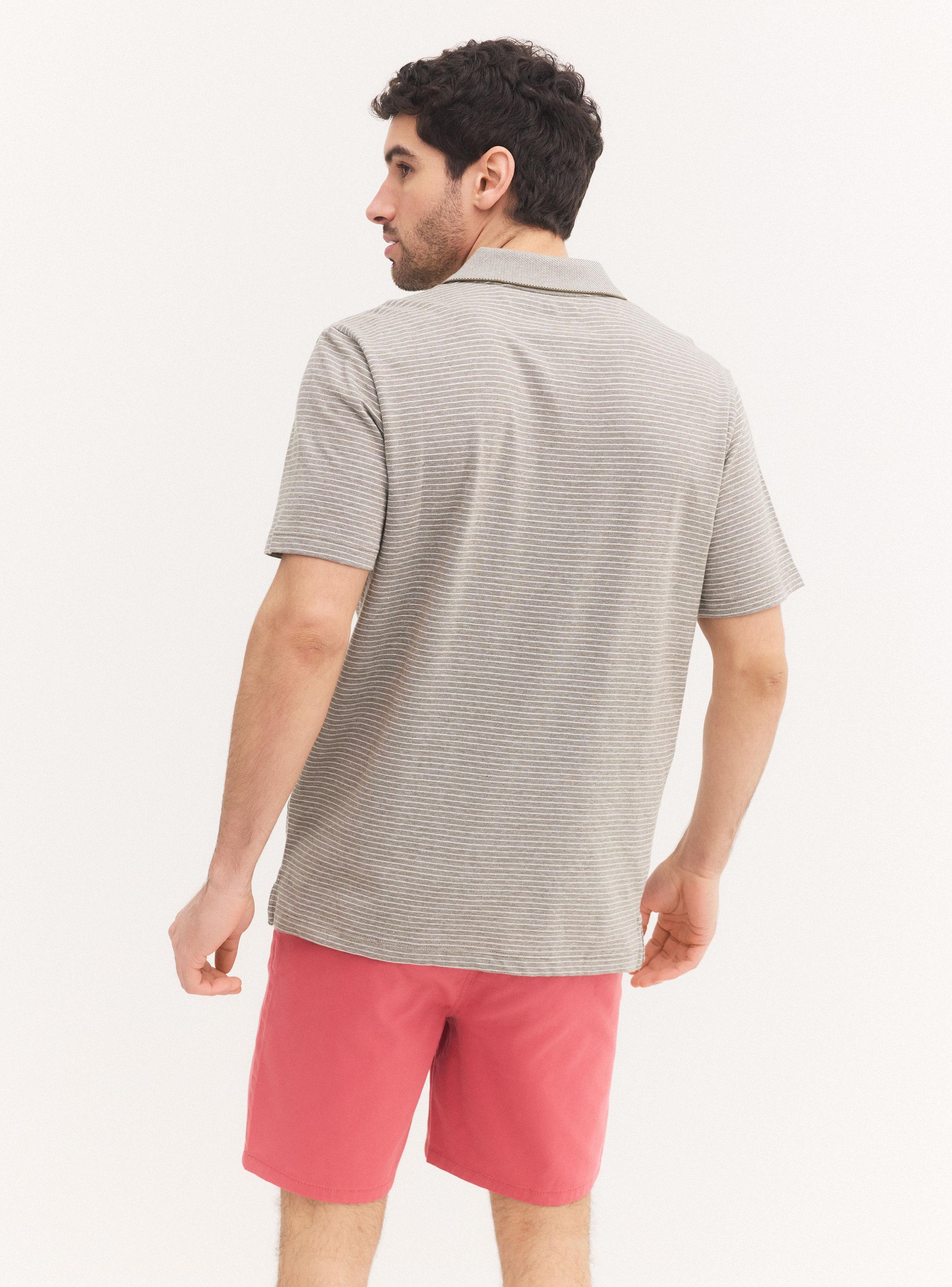 Polera Manga Corta Polo Rayas-1