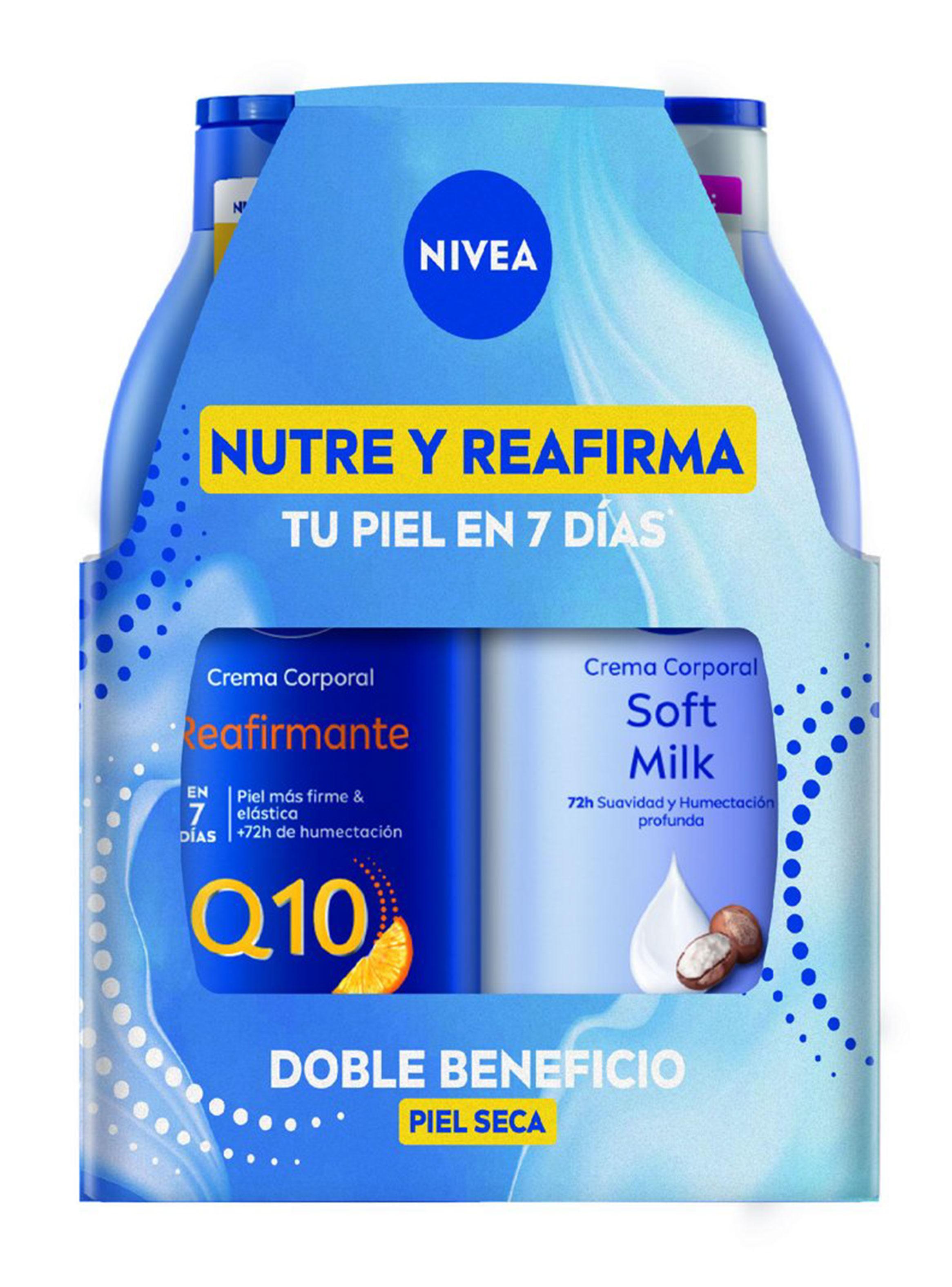 Pack Crema Corporal Soft Milk 400 ml + Milk Q10 400 ml Nivea-1