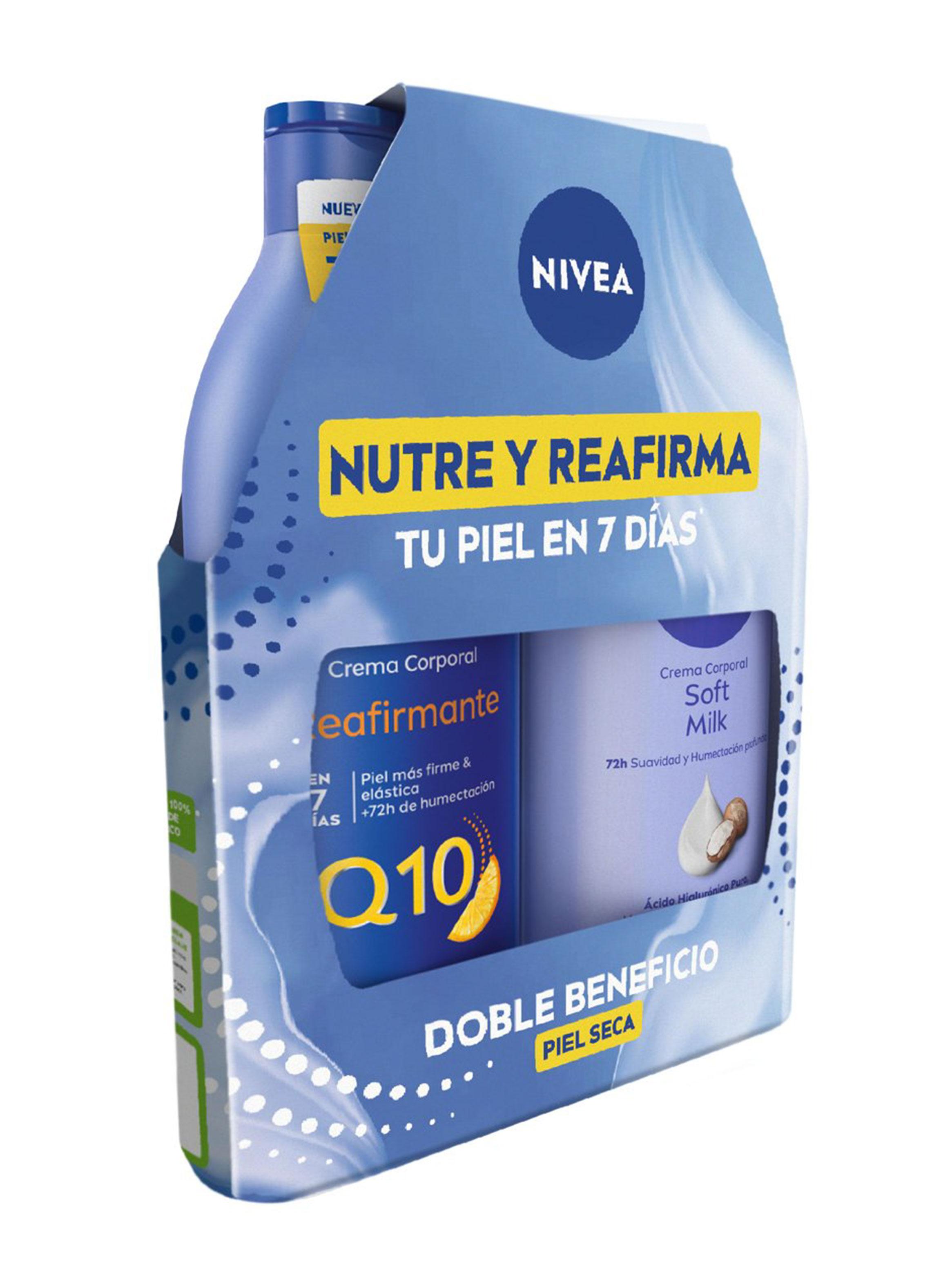Pack Crema Corporal Soft Milk 400 ml + Milk Q10 400 ml Nivea-3