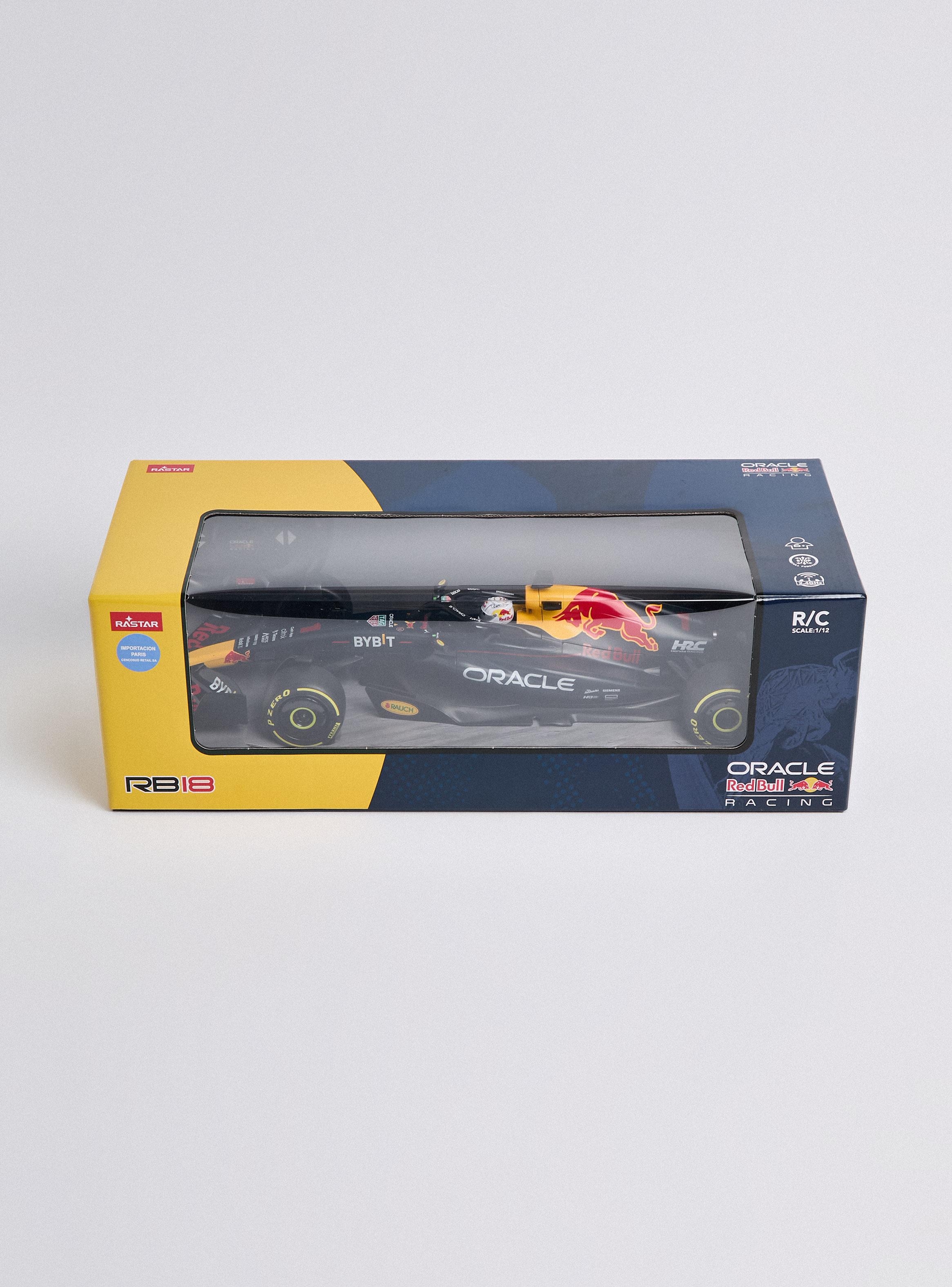 Auto a Control Remoto Oracle Red Bull RB18 1:12 Azul-2