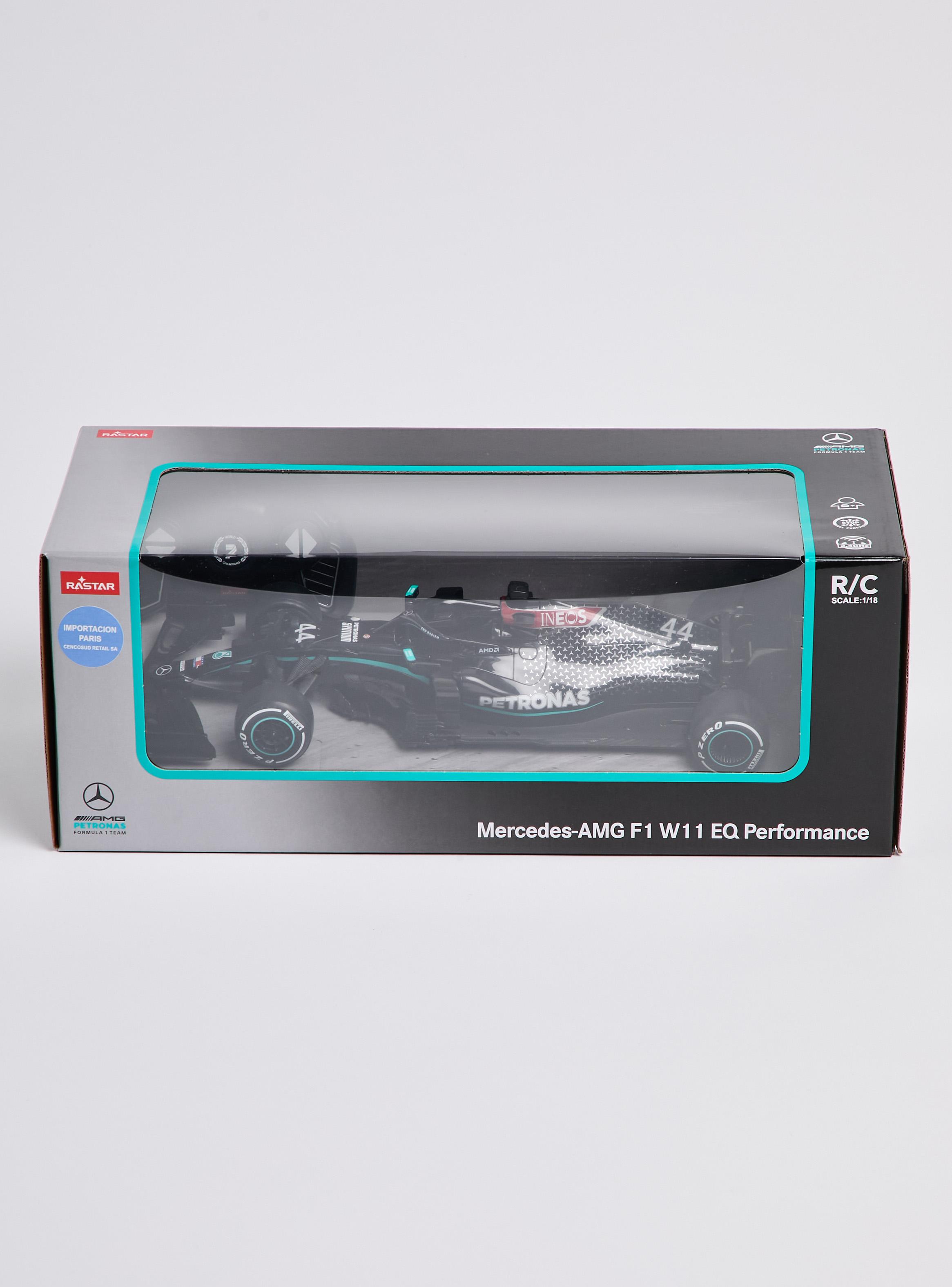 Auto a Control Remoto Mercedes-AMG F1 W11 1:18 Negro-2