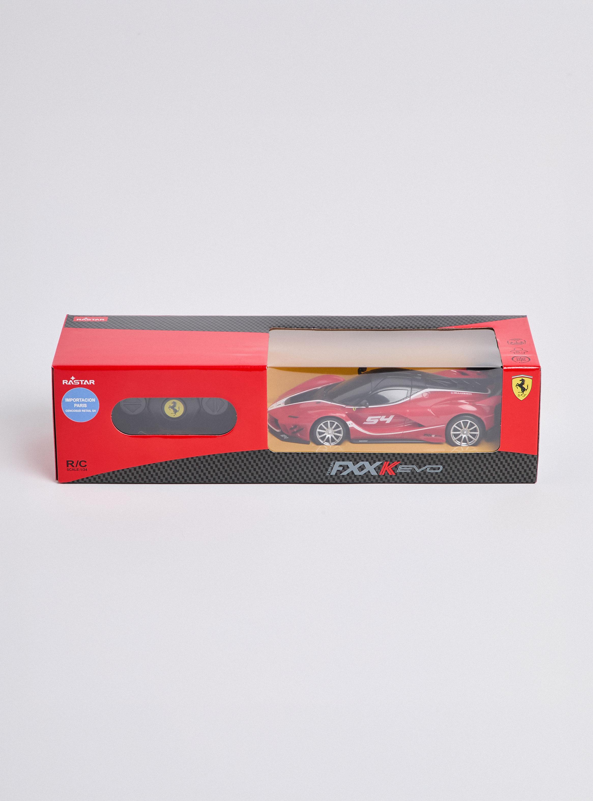 Auto a Control Remoto Ferrari FXX K Evo 1:24 Rojo-2