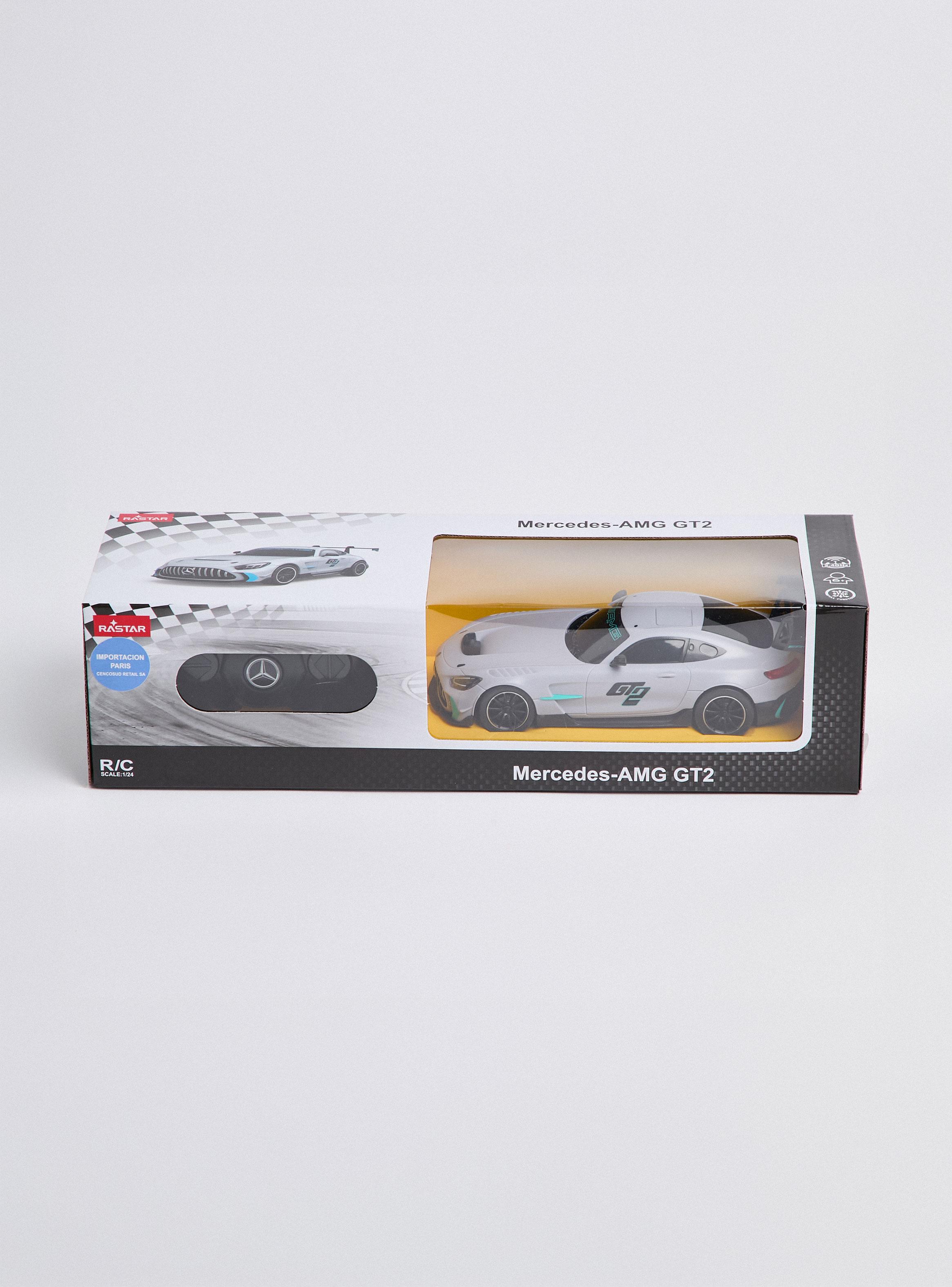 Auto a Control Remoto Mercedes-AMG GT2 1:24 Gris-2