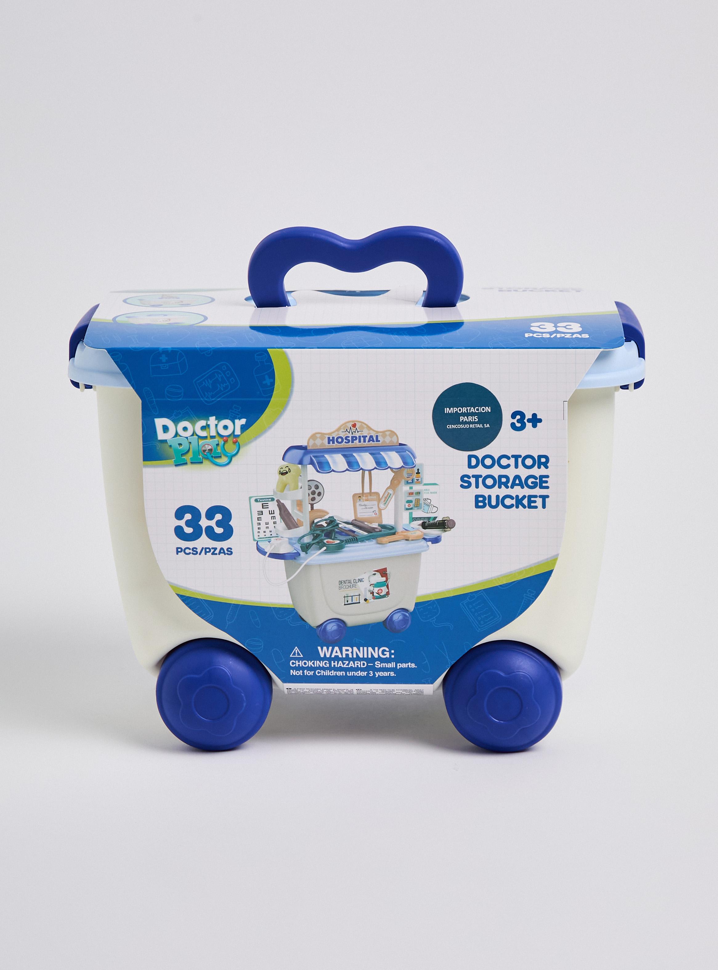 Juguete Mini Hogar Set de Box Doctor 33 Piezas-2