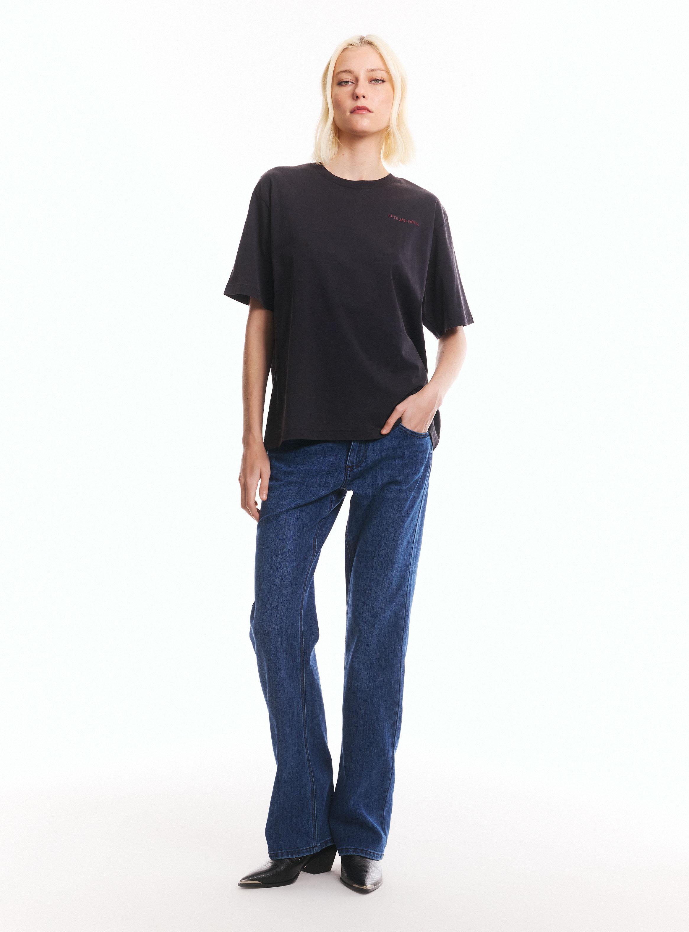 Polera Oversize Estampado Animal Espalda-4