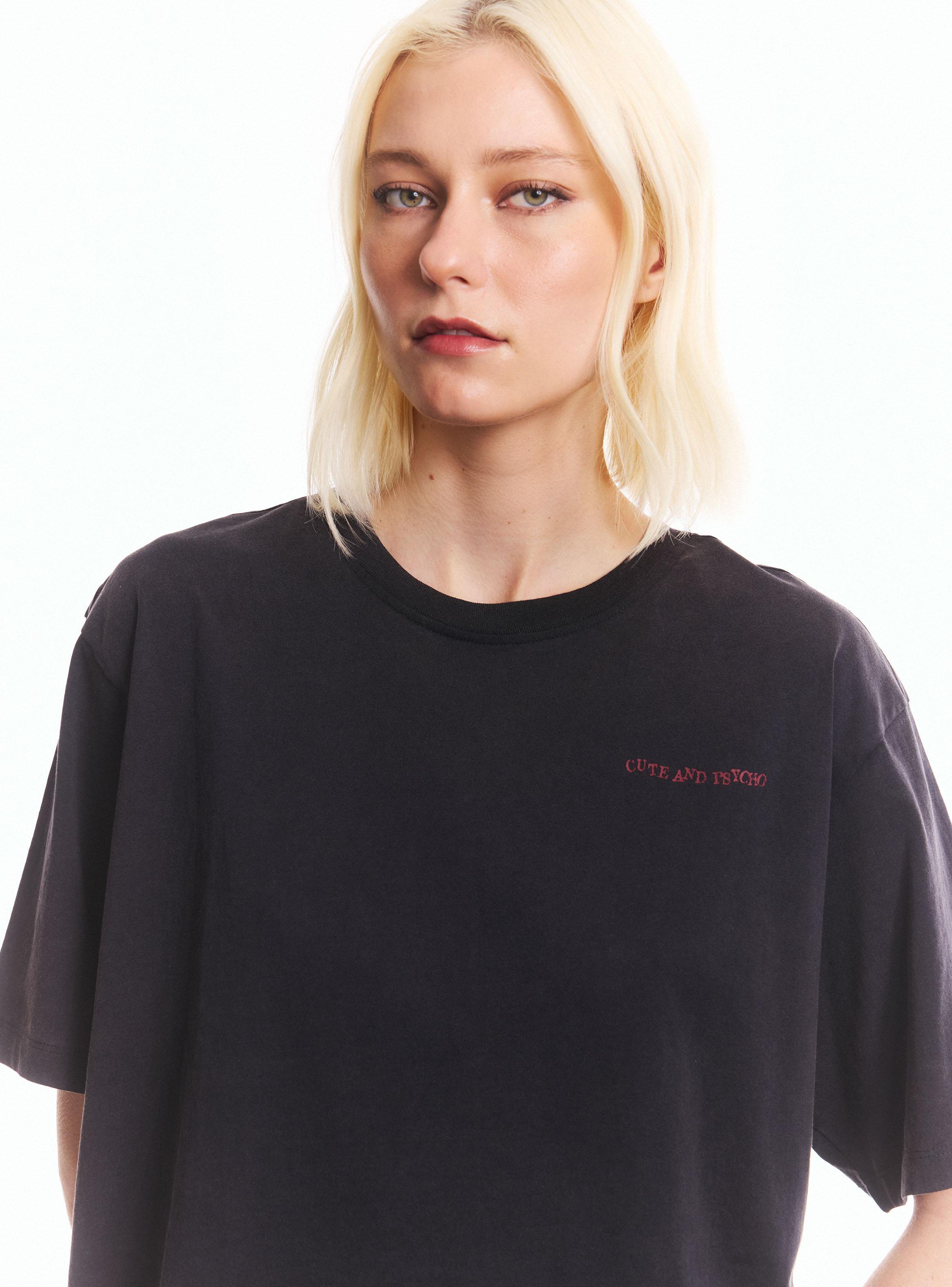 Polera Oversize Estampado Animal Espalda-2