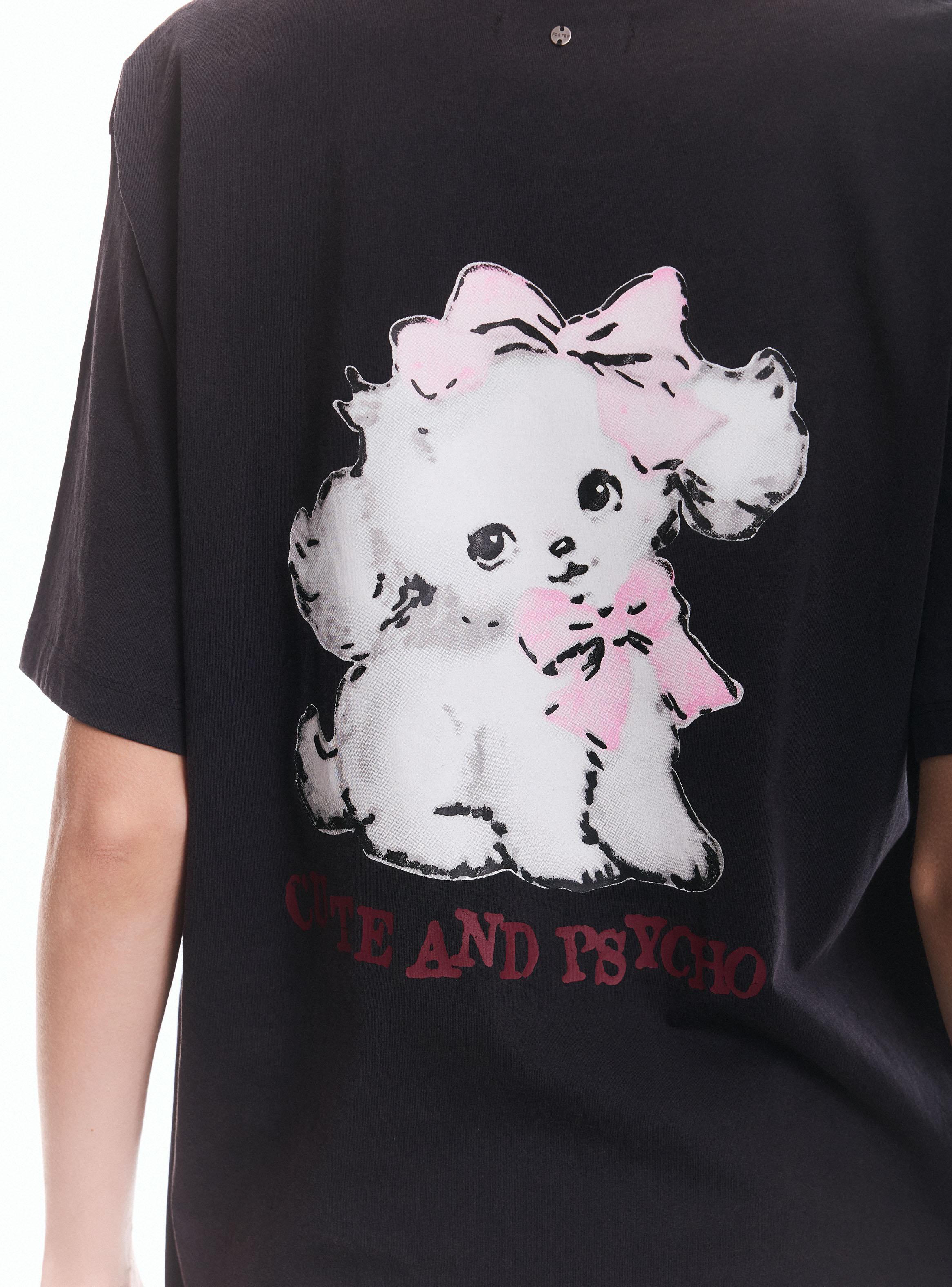 Polera Oversize Estampado Animal Espalda-3