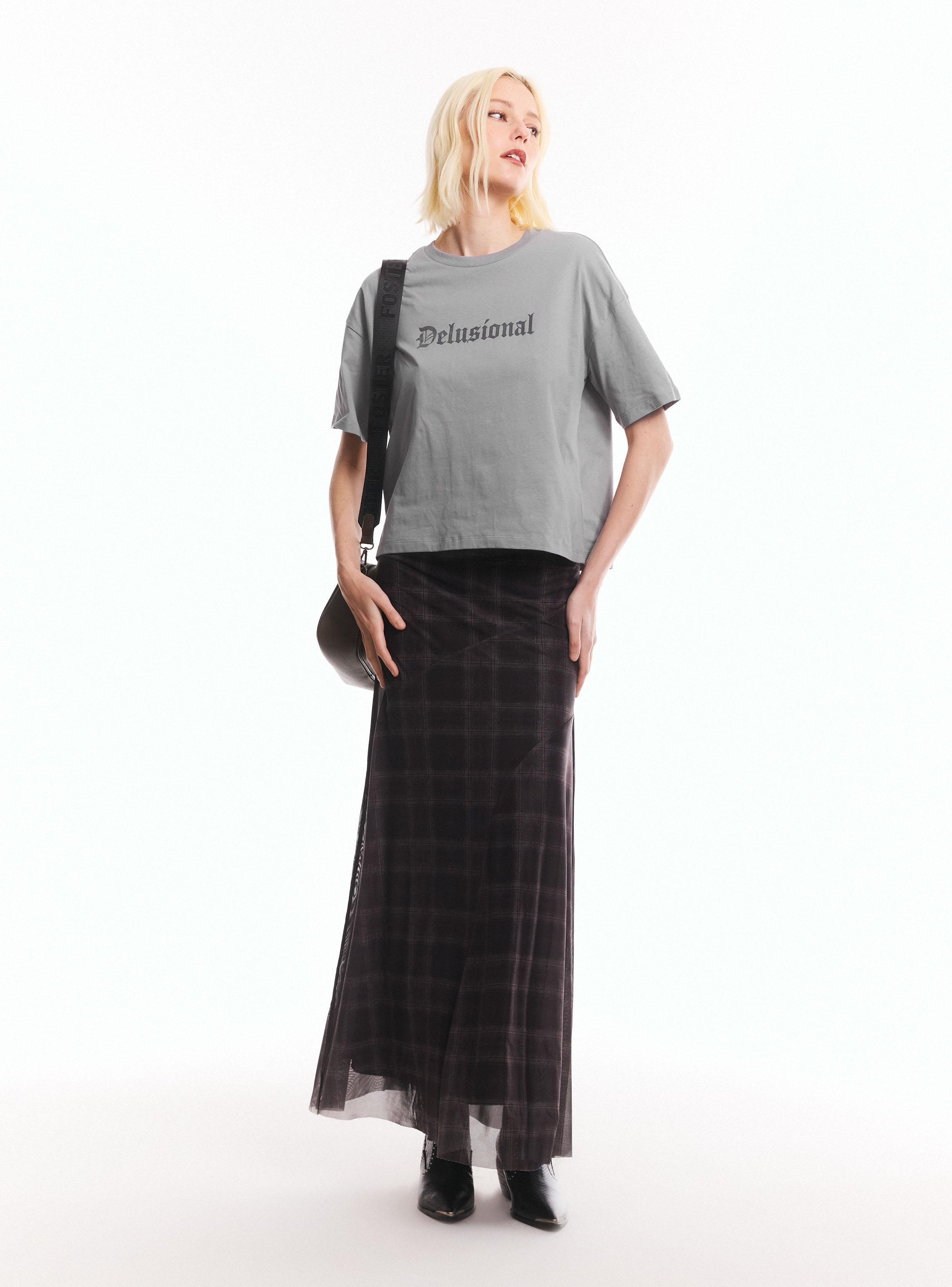 Polera Fit Regular Estampado Flock-4