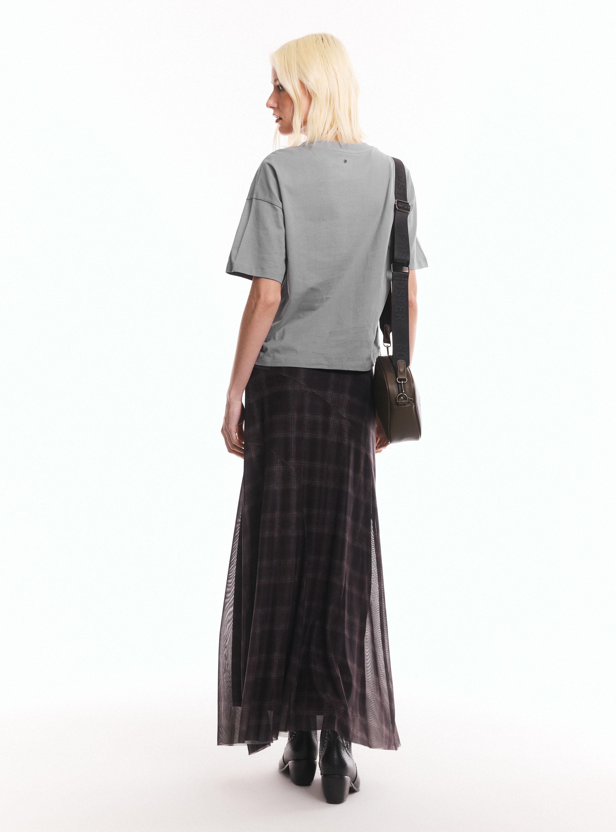 Polera Fit Regular Estampado Flock-5