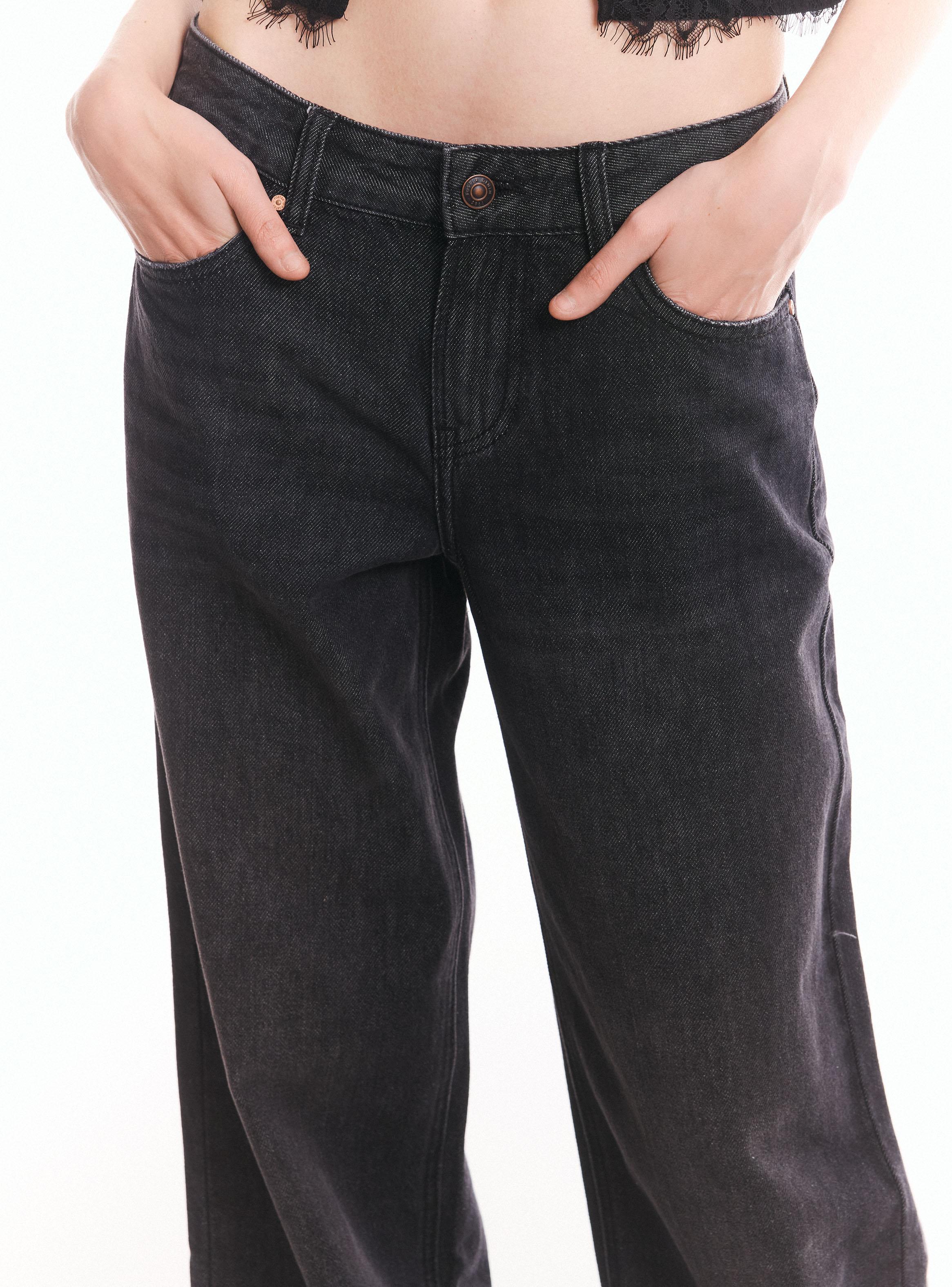 Jeans Straight Tiro Medio-2