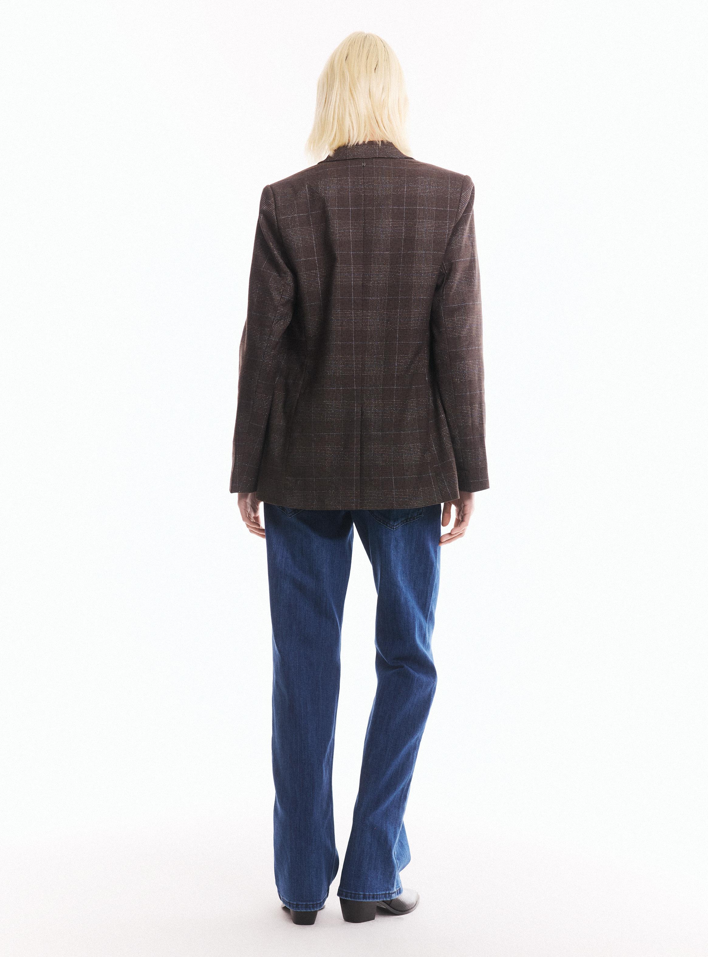 Blazer Escocés con Lurex-5