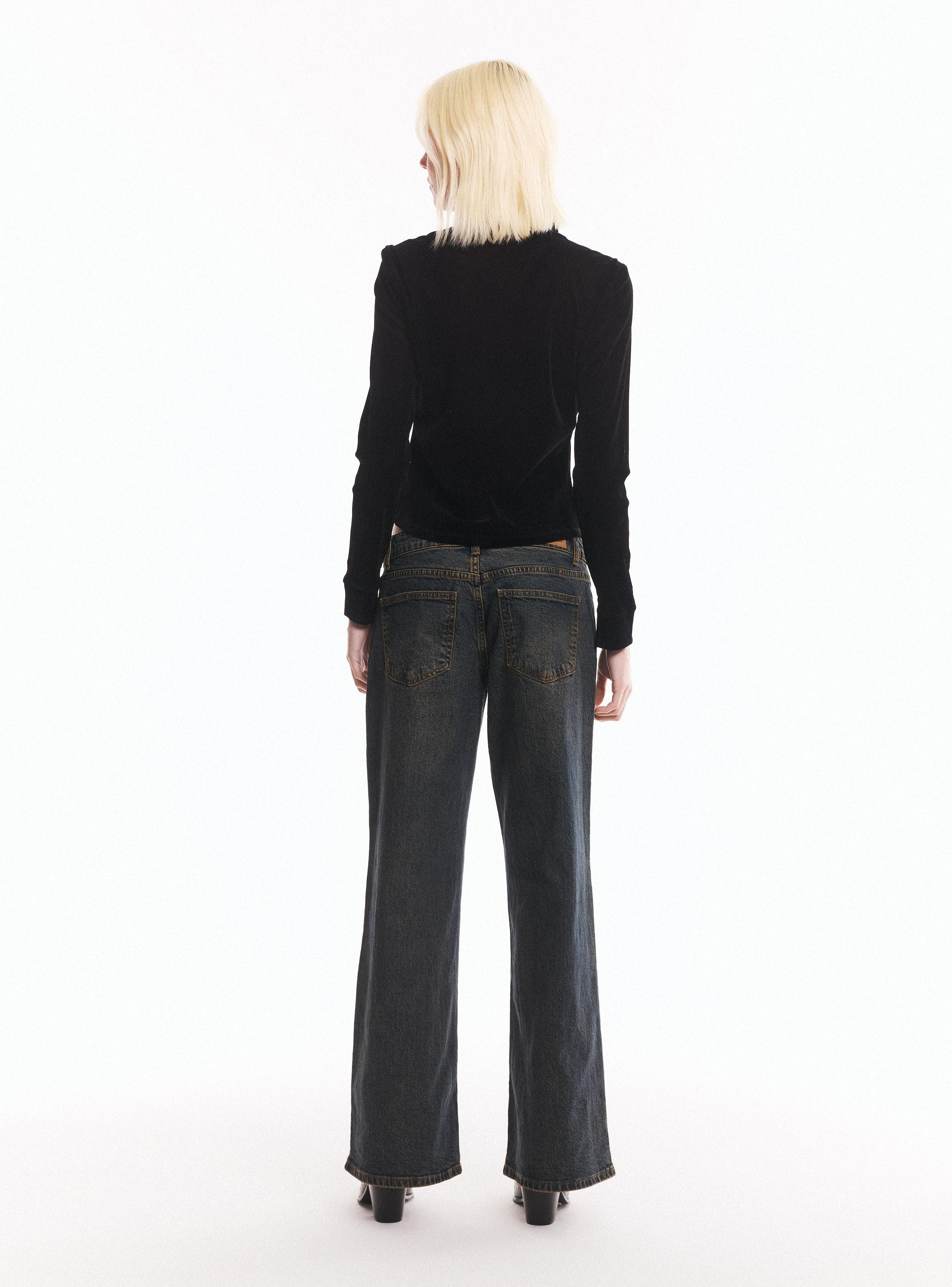 Blusa con Bufanda Terciopelo-5