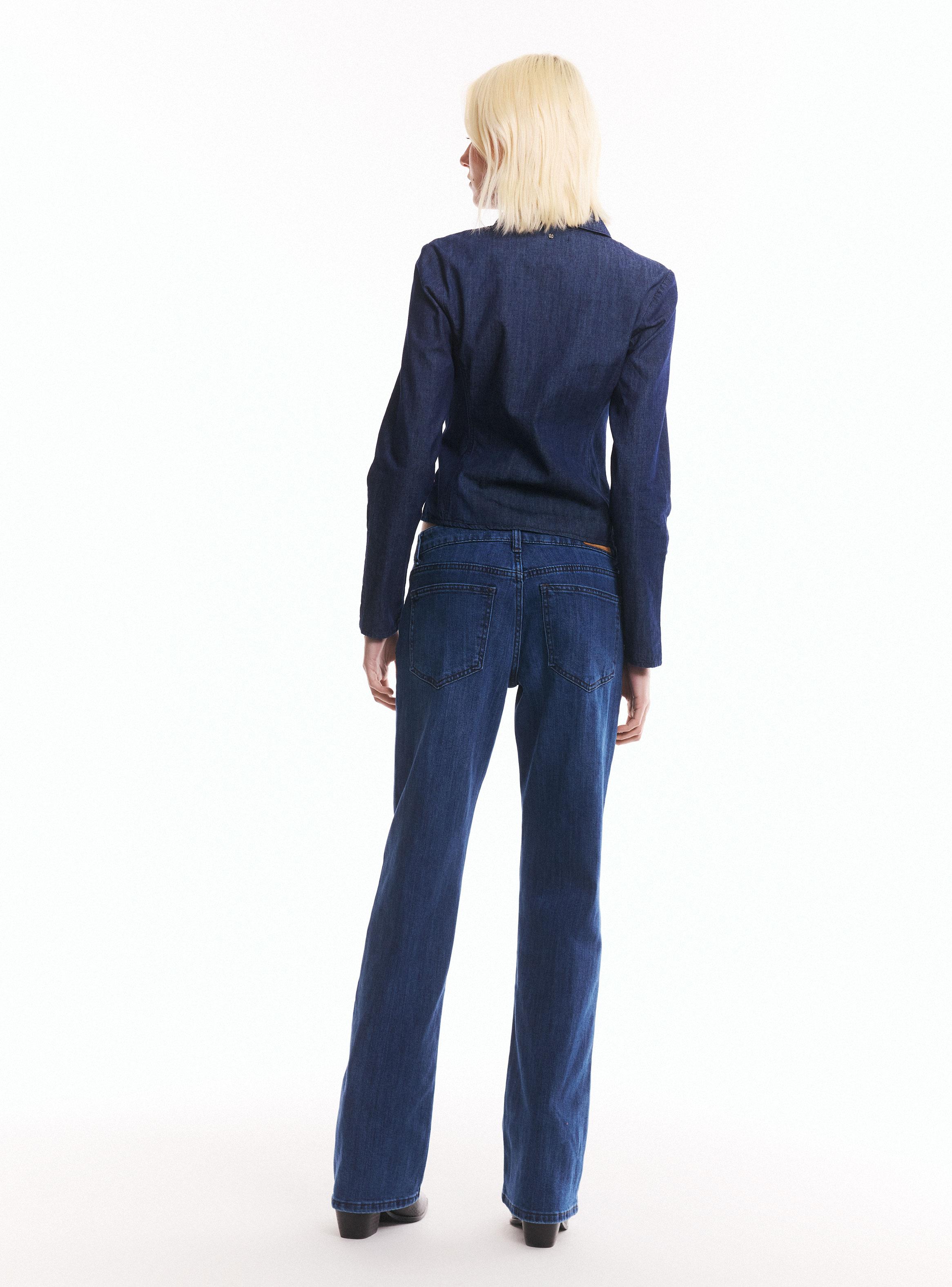 Blusa Denim Ajustada-5