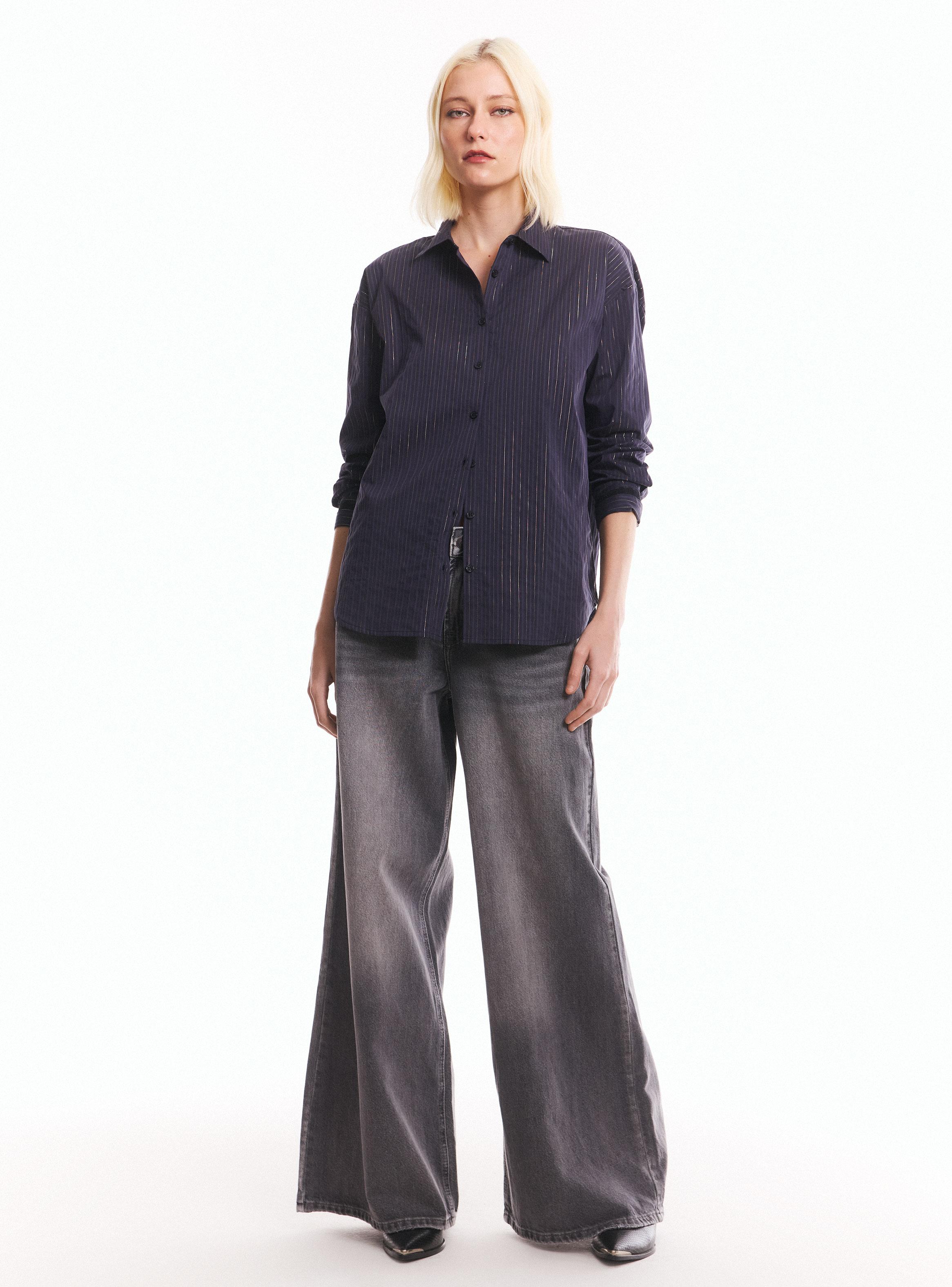 Blusa Oversize Detalle Encaje-4