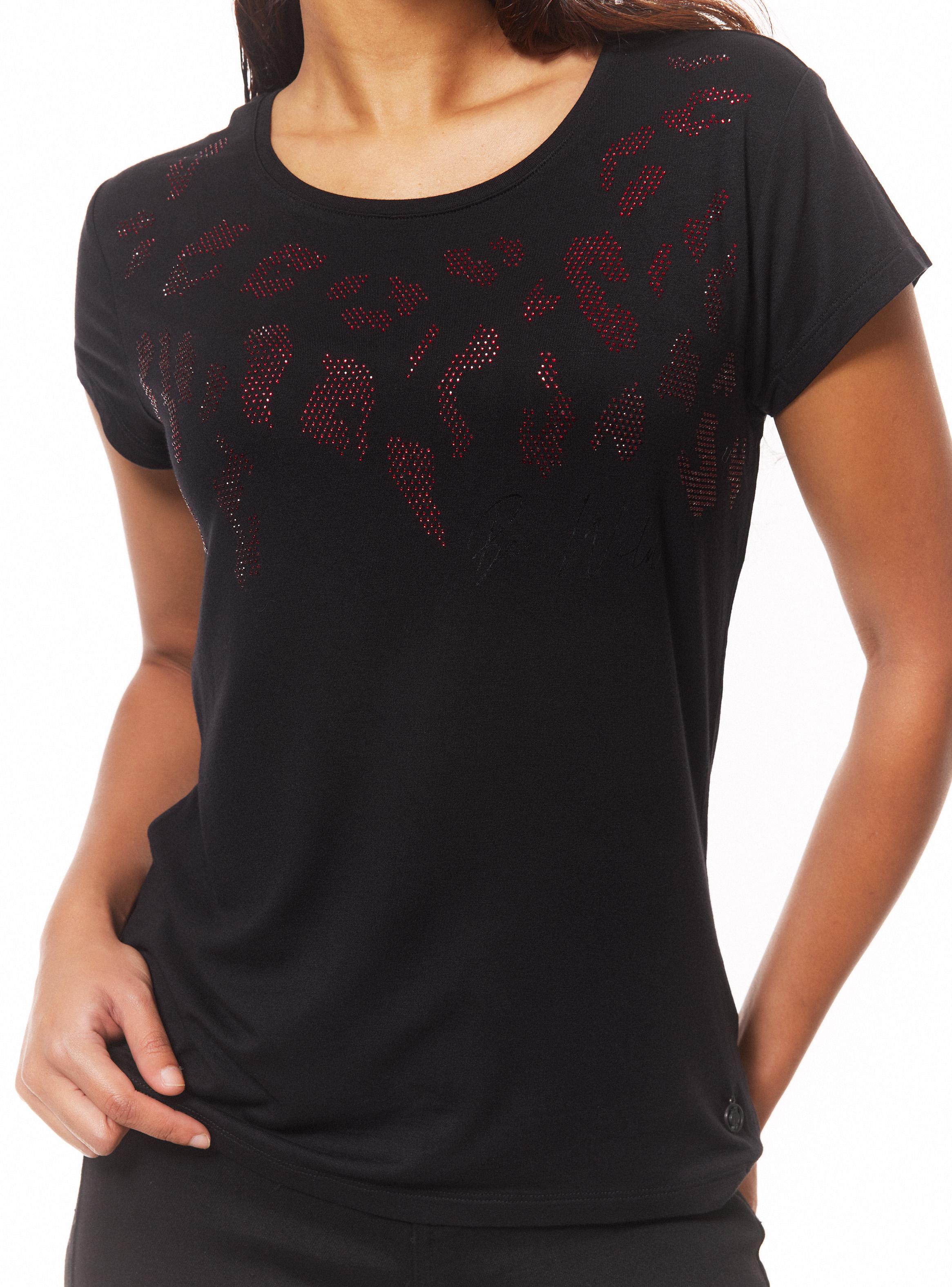 Polera Ajustada con Gráfica Delantera-3