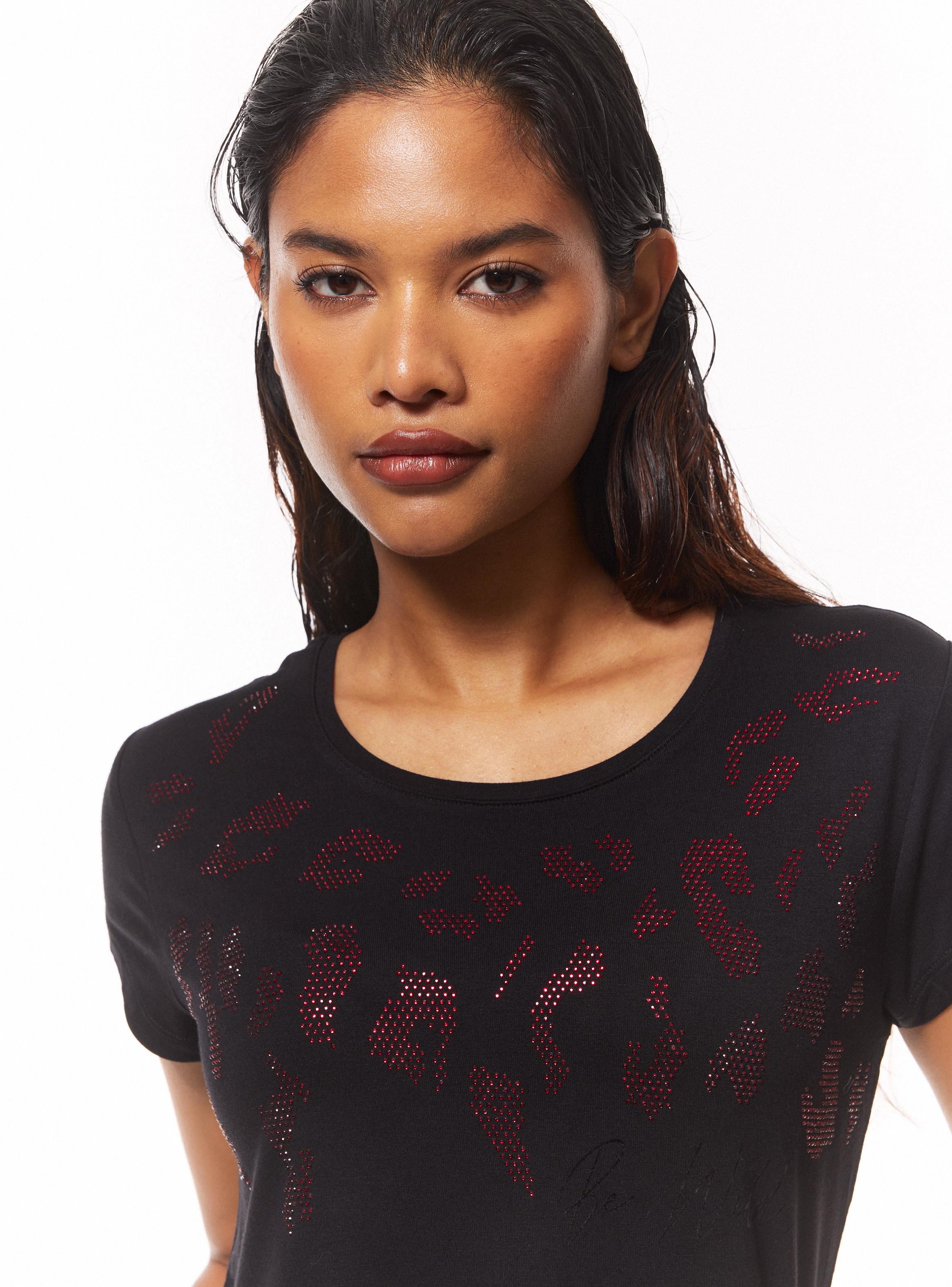 Polera Ajustada con Gráfica Delantera-2