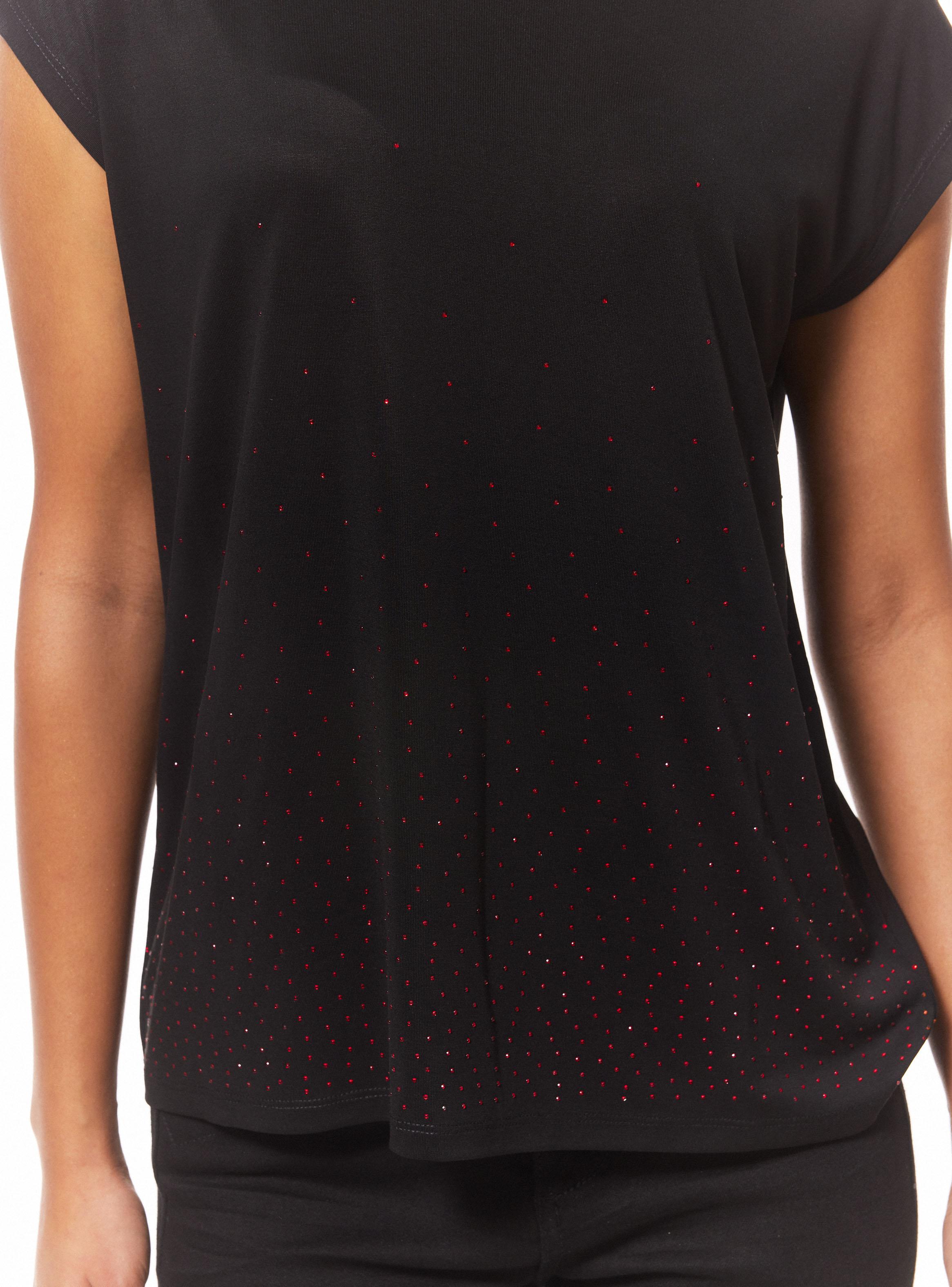 Polera Holgada con Gráfica Delantera Brillante-3