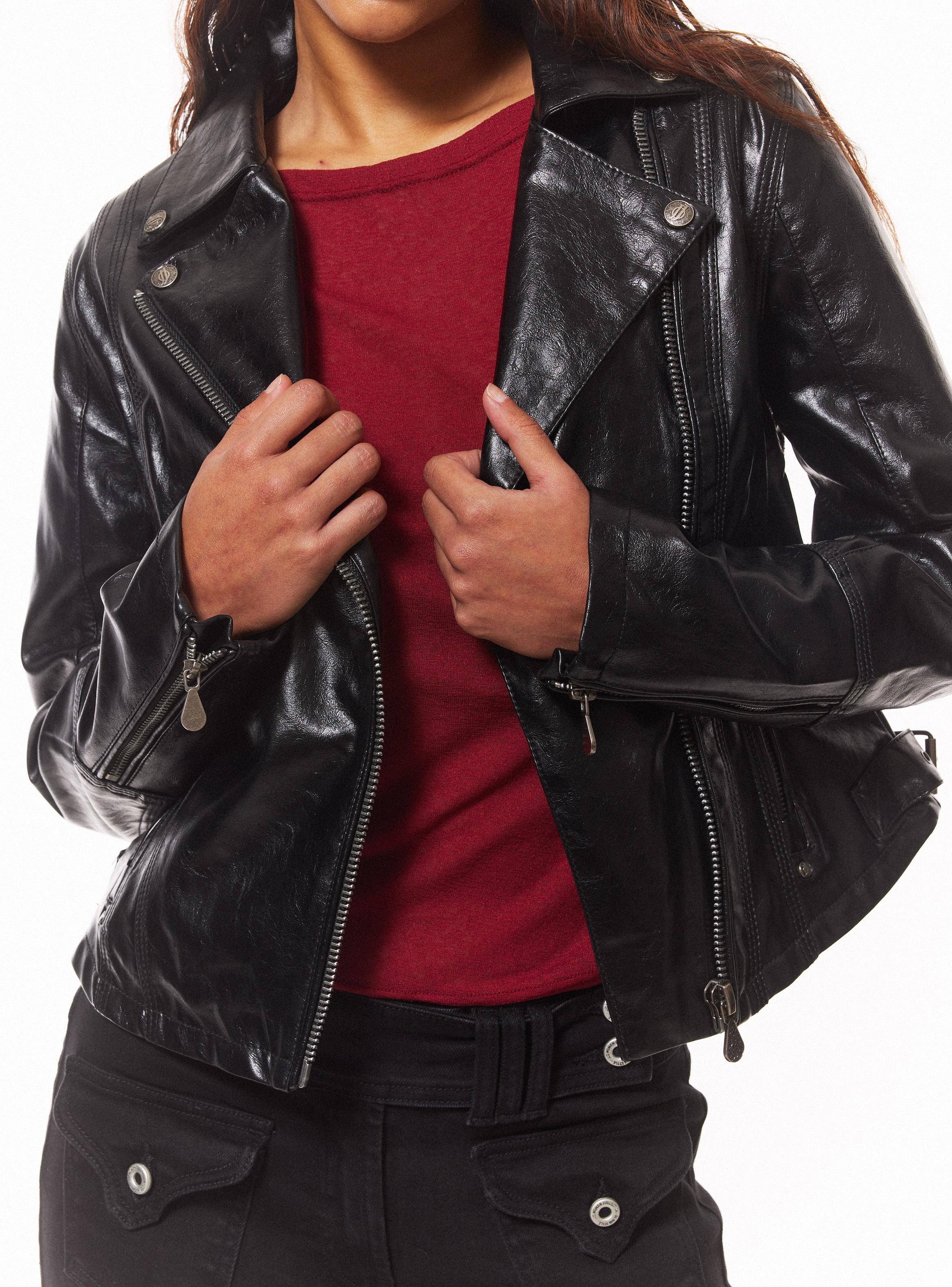 Chaqueta Biker Acharolada-3
