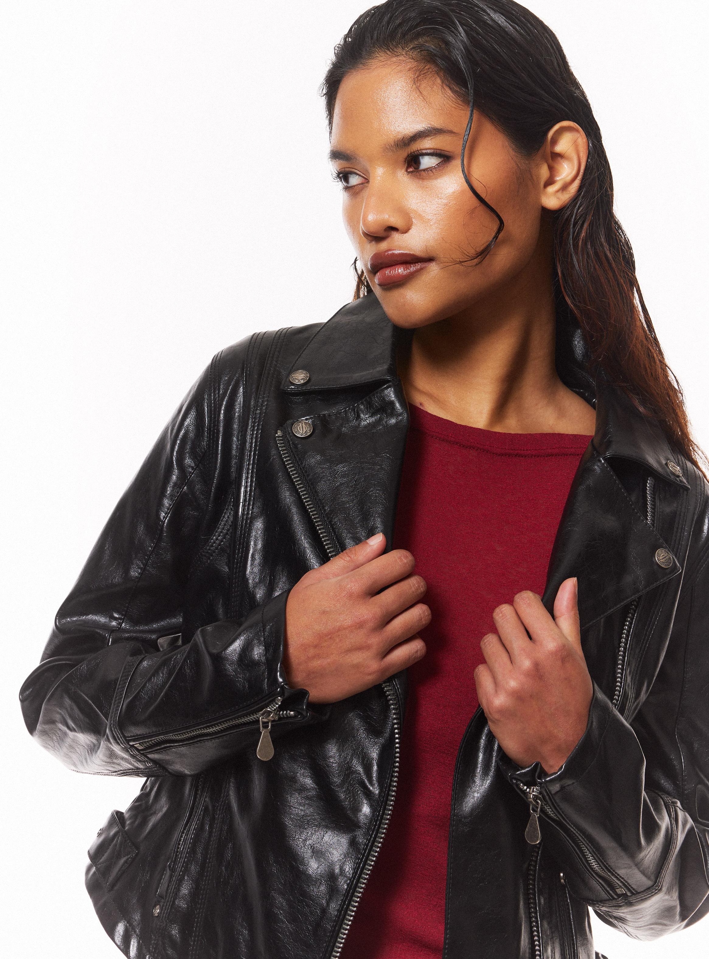 Chaqueta Biker Acharolada-2
