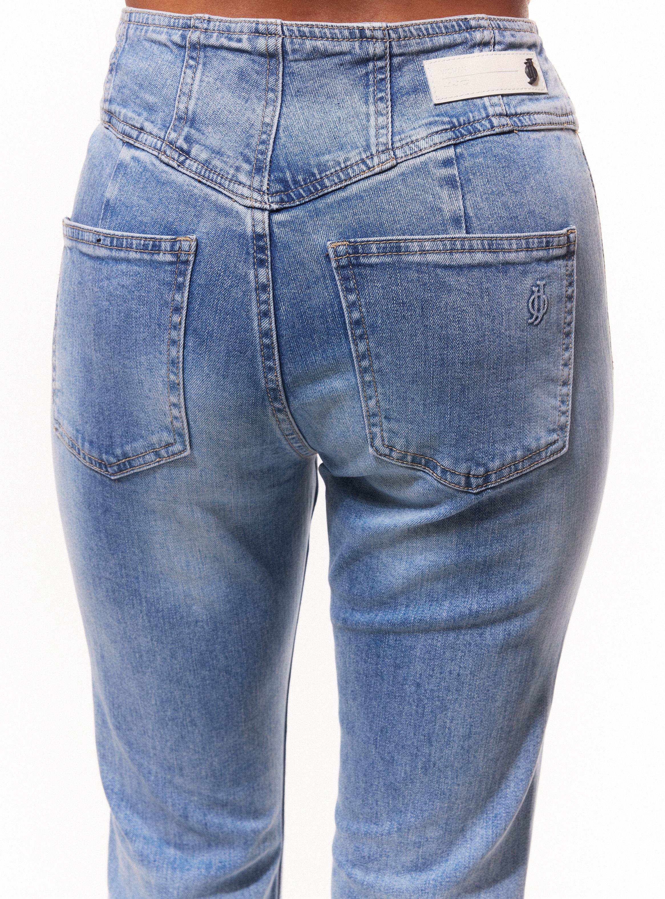 Jeans Flare Pretina Corset-3