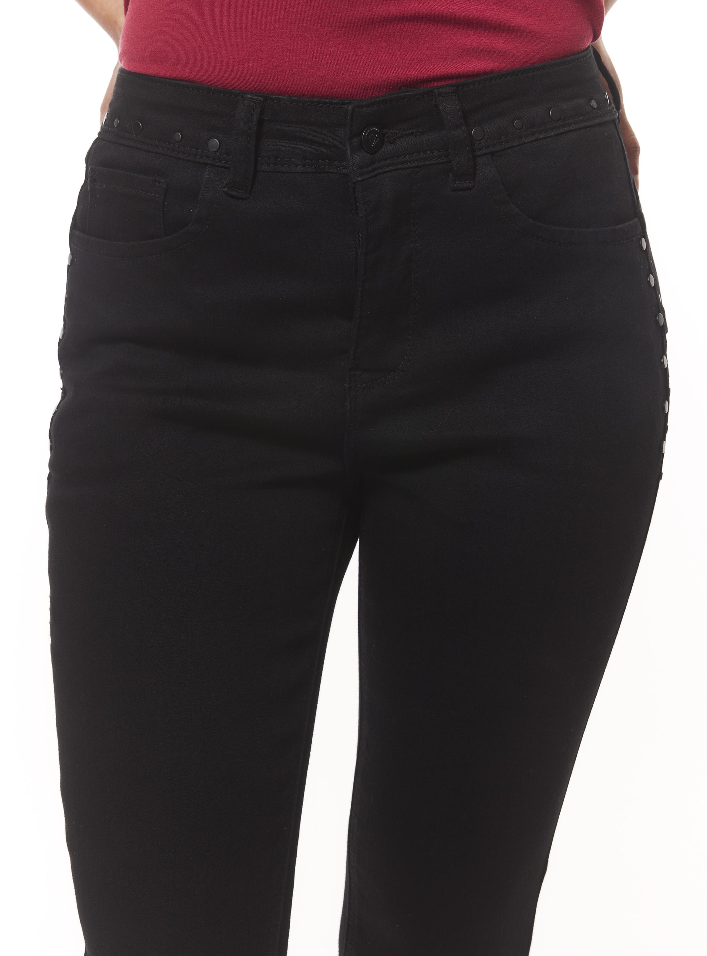 Jeans Skinny con Tachas en Pretina y Costado-2