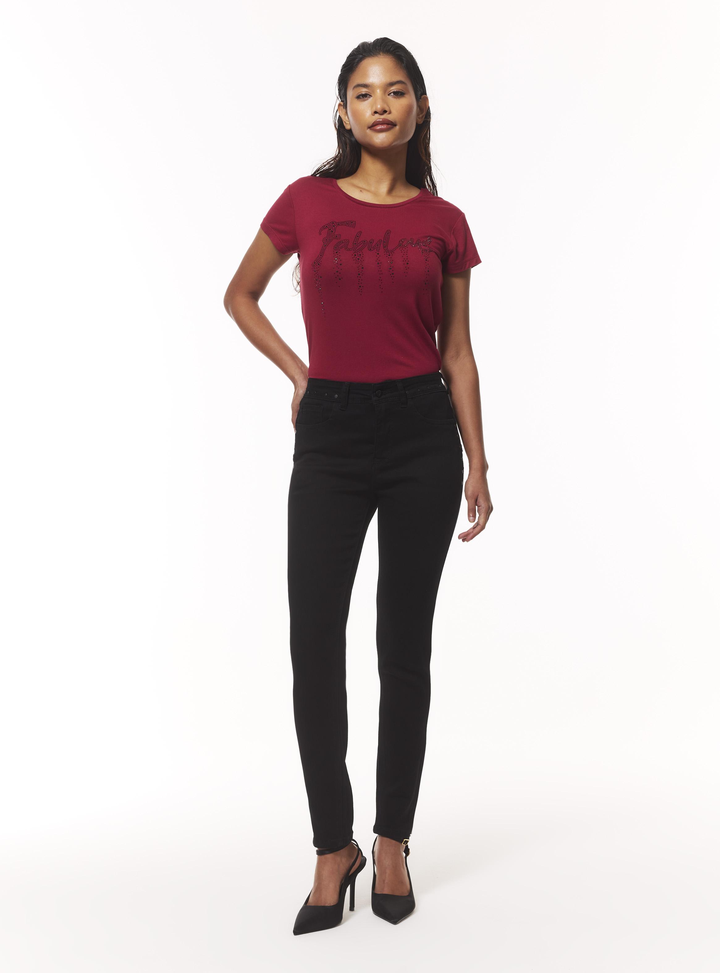 Jeans Skinny con Tachas en Pretina y Costado-4