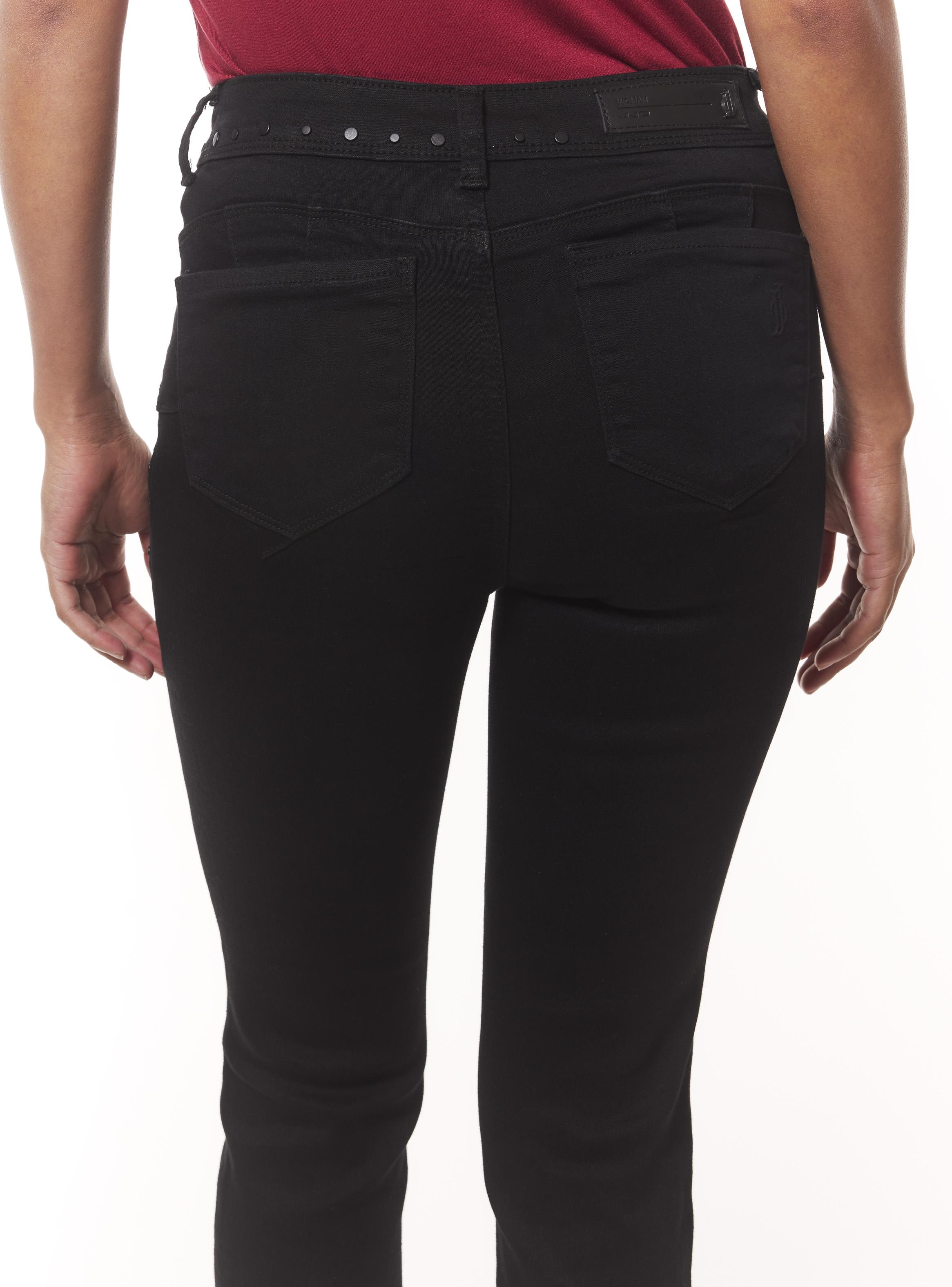 Jeans Skinny con Tachas en Pretina y Costado-3