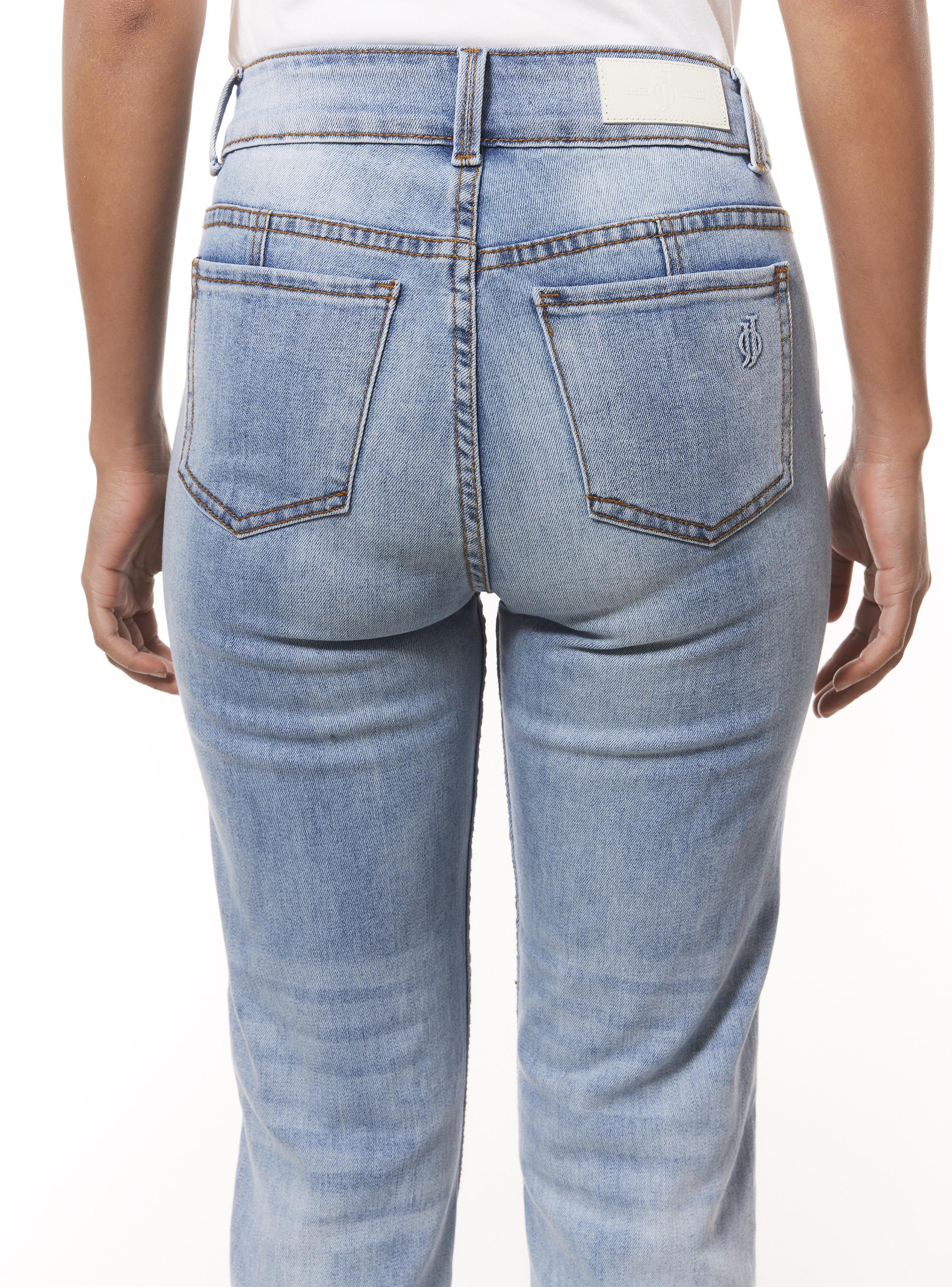 Jeans Slim Push Up con Bolsillo con Pedrería-3