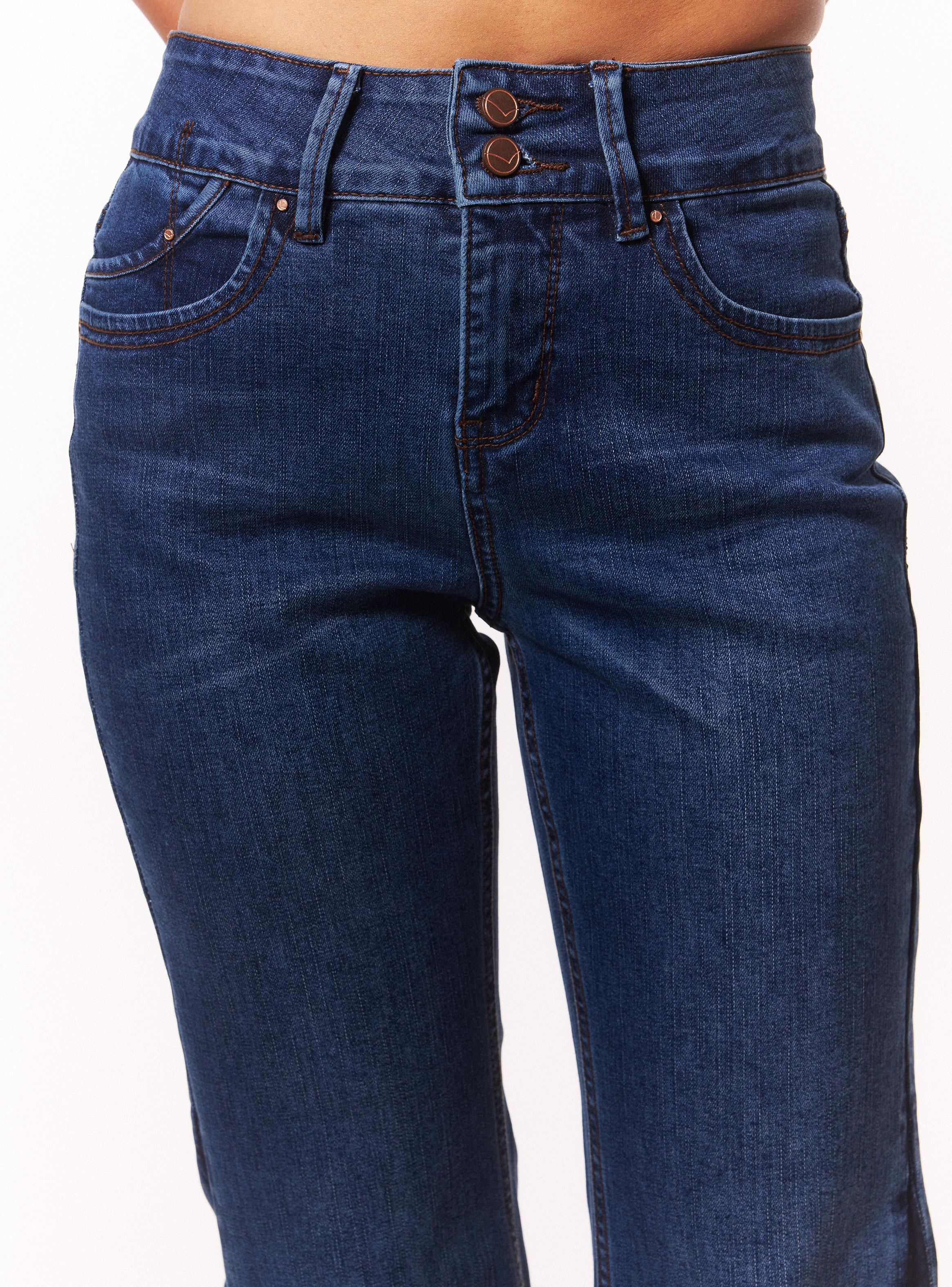 Jeans Flare con Reserva en la Bota-2
