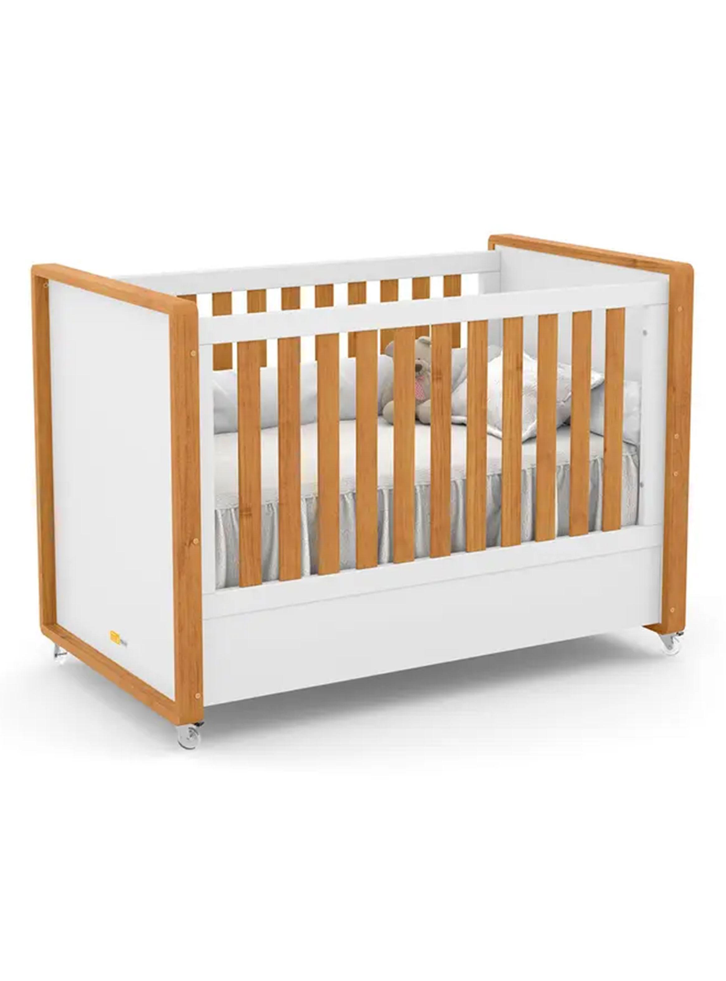Cuna Tutto 2 en 1 Blanco Caramelo-0