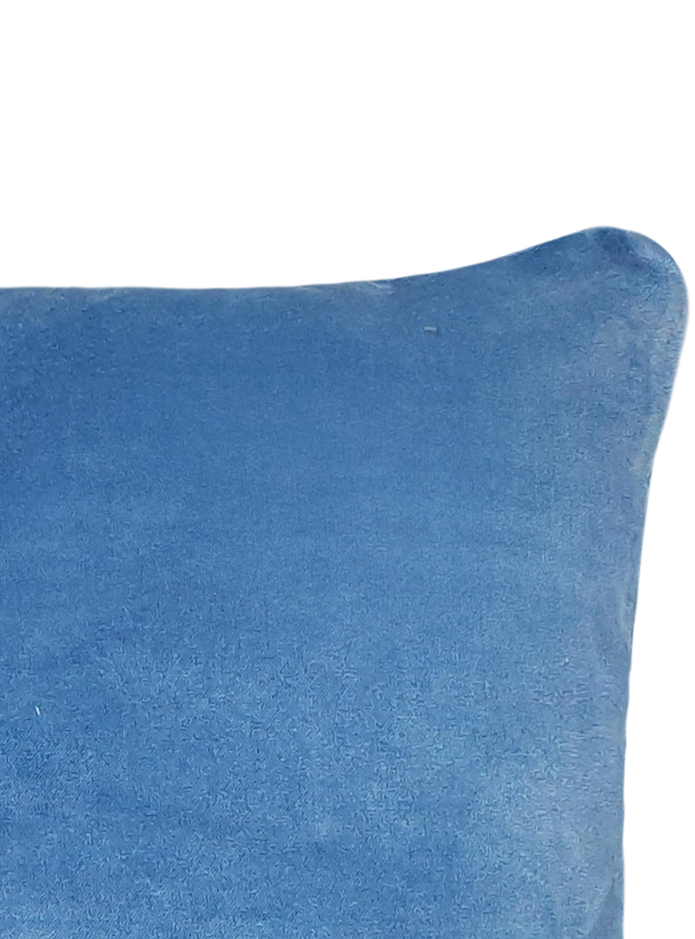 Cojín Blue Mood Velvet 45x45 cm-2